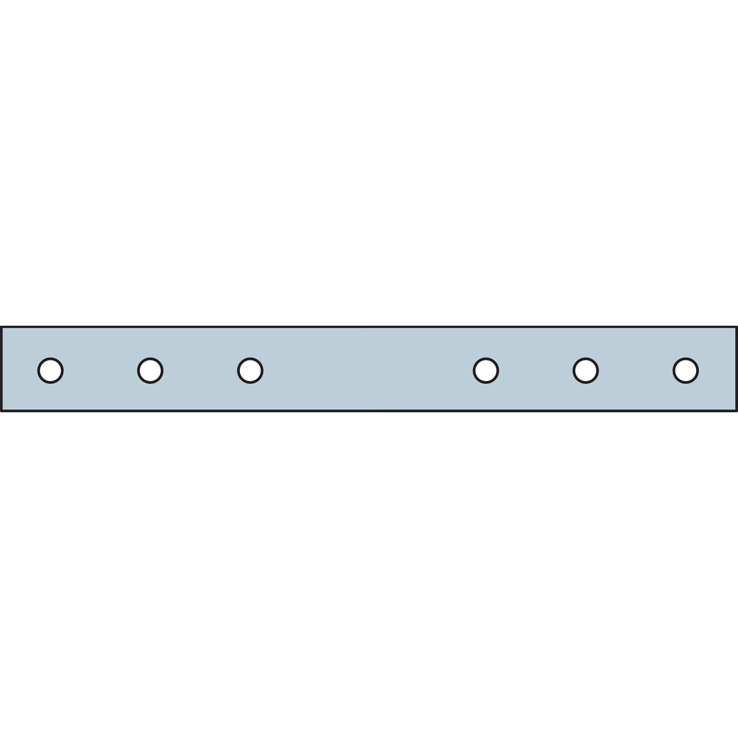 Simpson Strong-Tie HST2HDG HST 2-1/2-in. x 21-1/4-in. 7-Gauge Hot-Dip Galvanized Heavy Strap Tie
