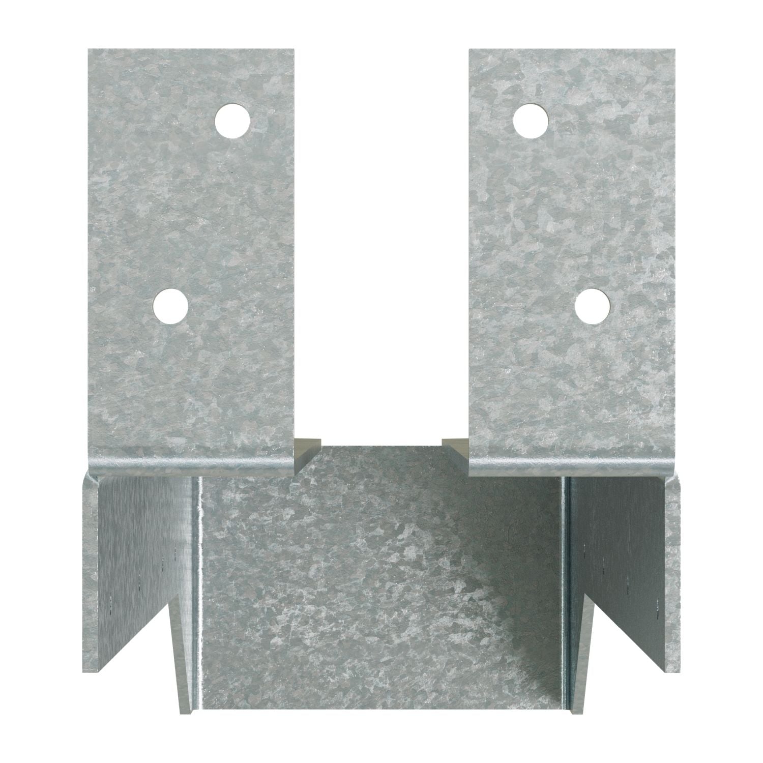Simpson Strong-Tie HUC414-2 HUC Galvanized Face-Mount Concealed-Flange Joist Hanger for Double 4x14