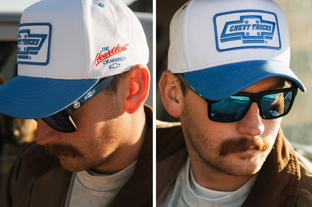 Heat Wave Chevy Trucks by ChevroletⓇ Hat - White