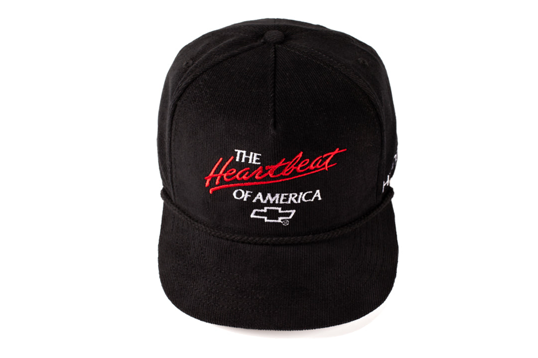 Heat Wave BLACK Cord Chevrolet Heartbeat of America Hat