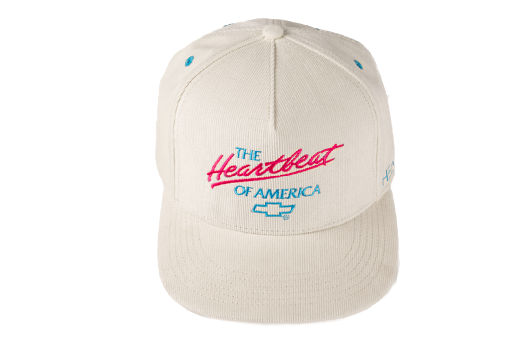 Heat Wave OFF WHITE Cord Chevrolet Heartbeat of America Hat