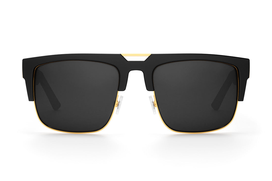 Heat Wave Interceptor Black/Gold Sunglasses