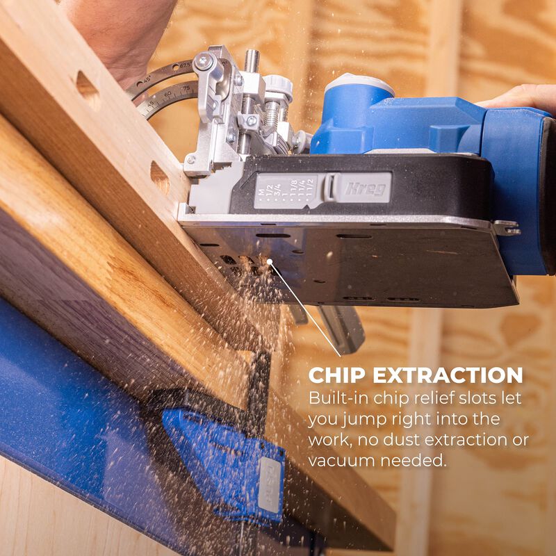 Kreg Edge 20V Ionic Drive Loose Tenon Joiner 4.0Ah Kit (KPTBEDGE100B)