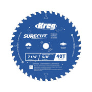 Kreg 7-1/4-in. SureCut 40-tooth finishing saw blade for circular saws