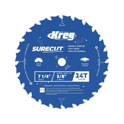 Kreg 7-1/4-in. SureCut 24-tooth general purpose saw blade for circular saws