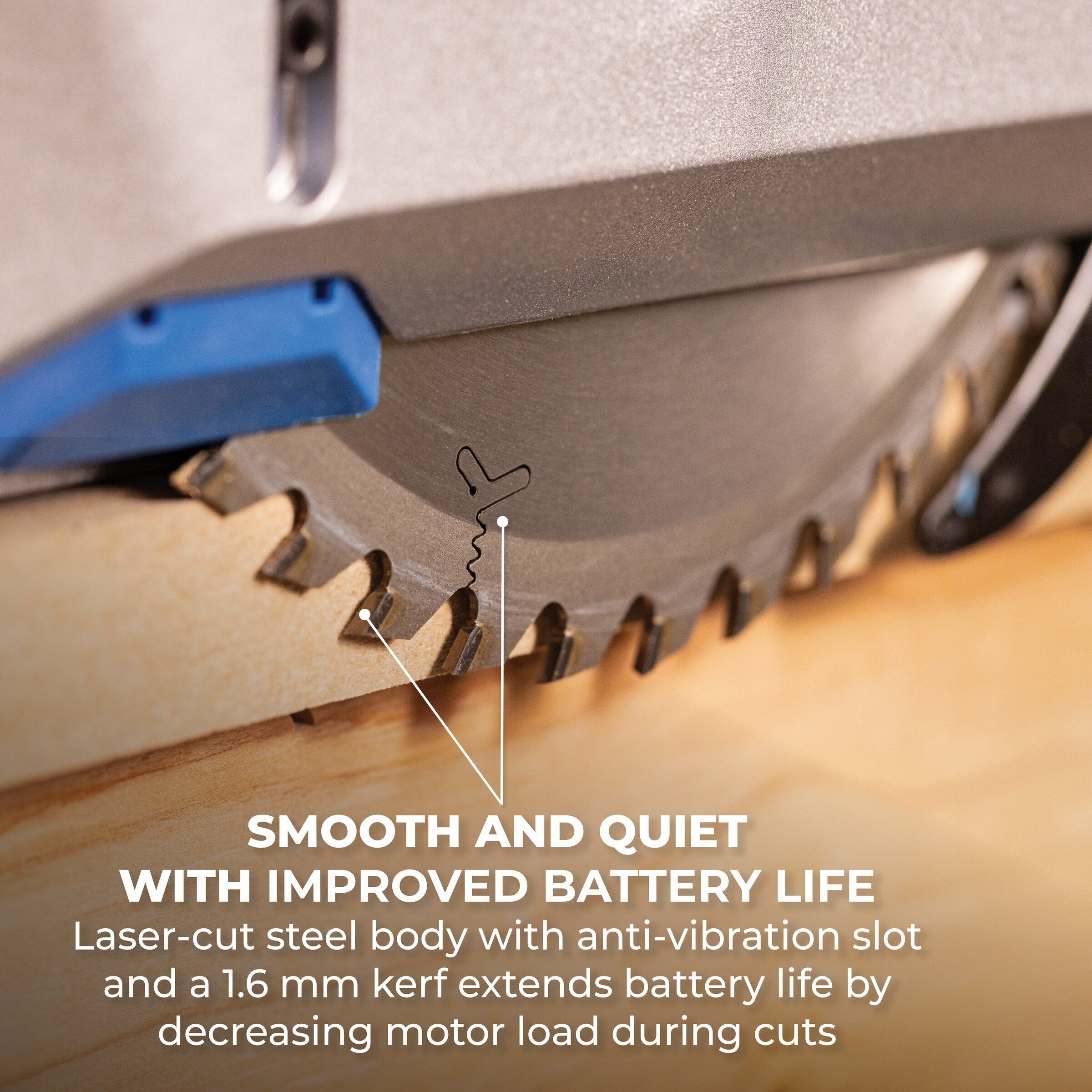 Kreg Adaptive Cutting System track saw ripping plywood along a guide track