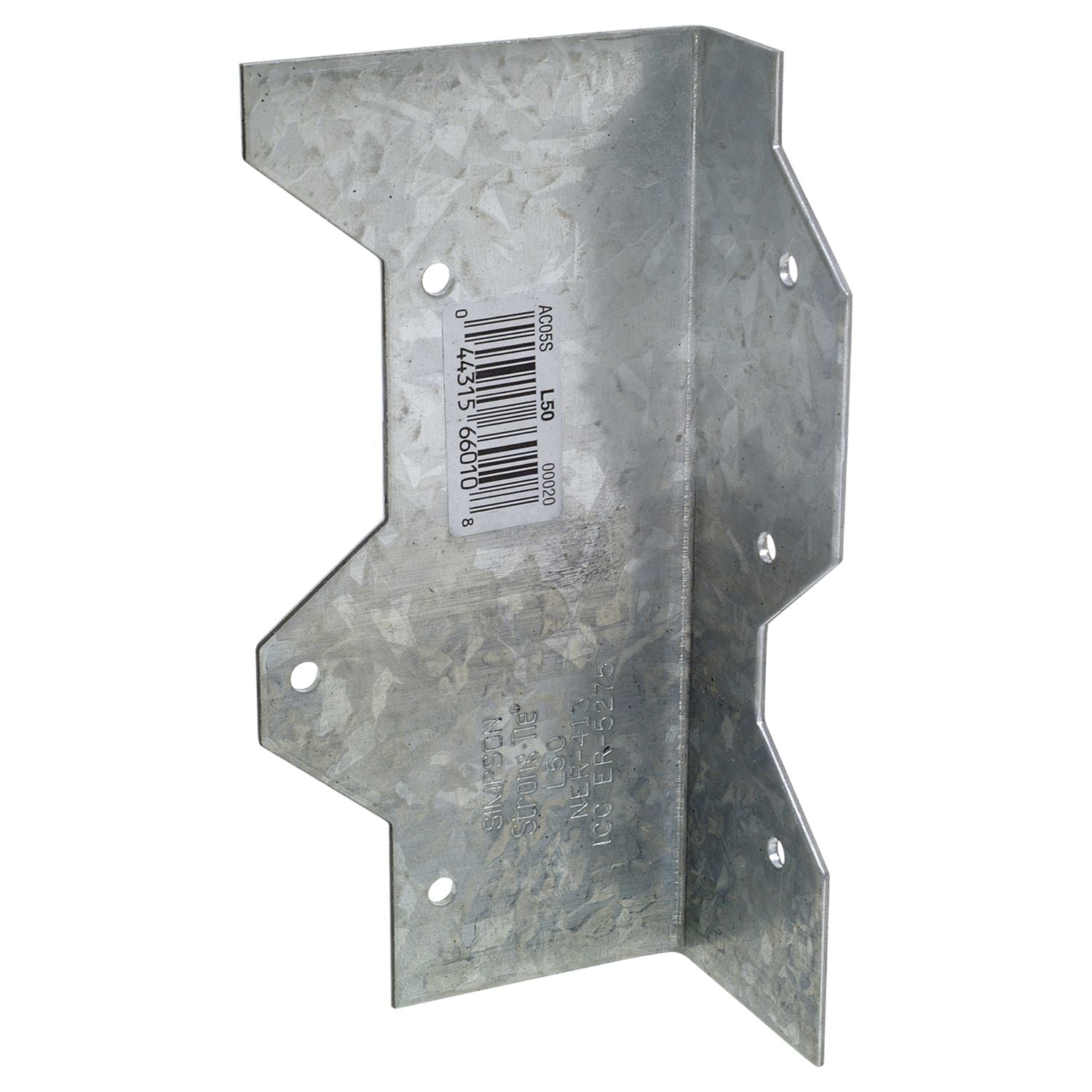 Simpson Strong-Tie L50 5-in. 16-Gauge Galvanized Reinforcing L Angle