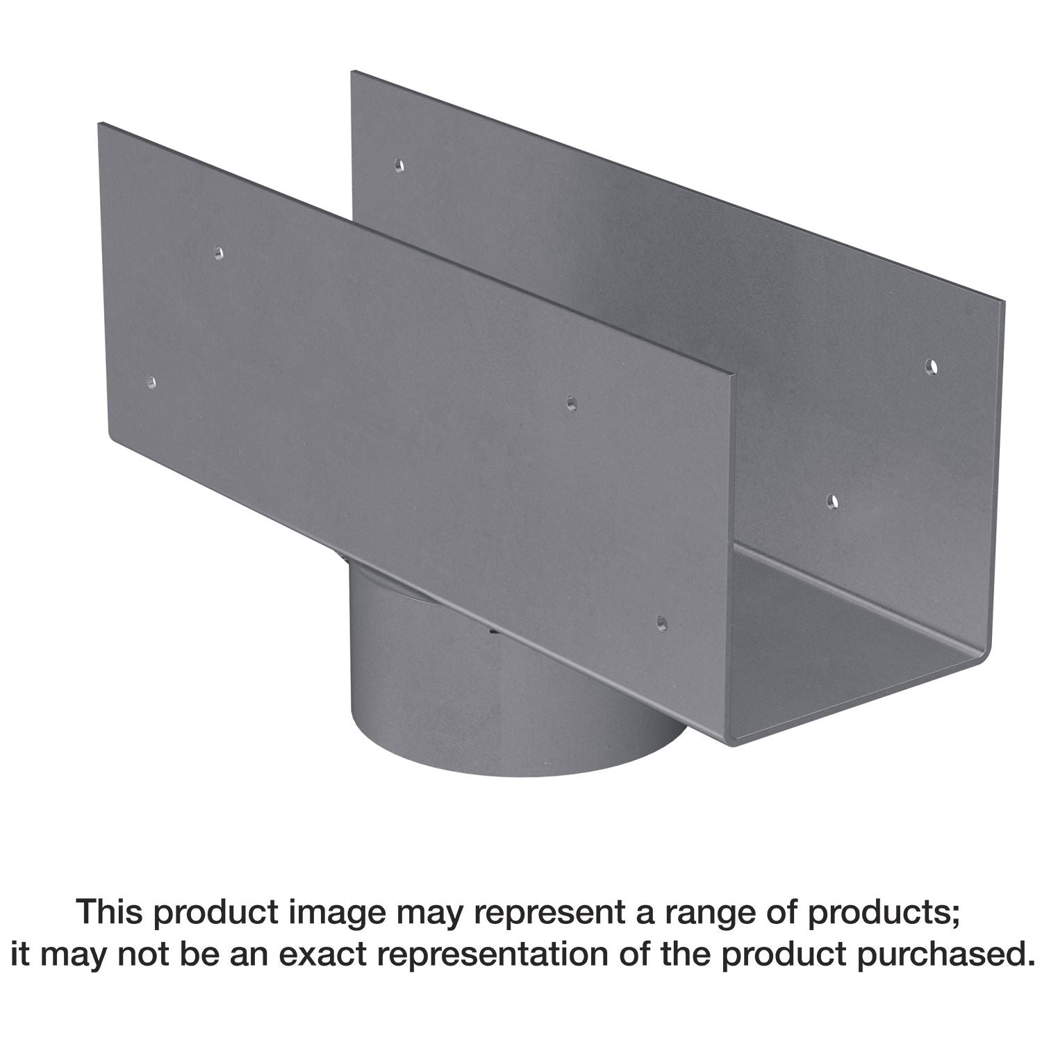 Simpson Strong-Tie LCC3.5-3.5 LCC 3-5/8-in. Column Cap for 3-1/2-in. Outside Diameter Lally Column