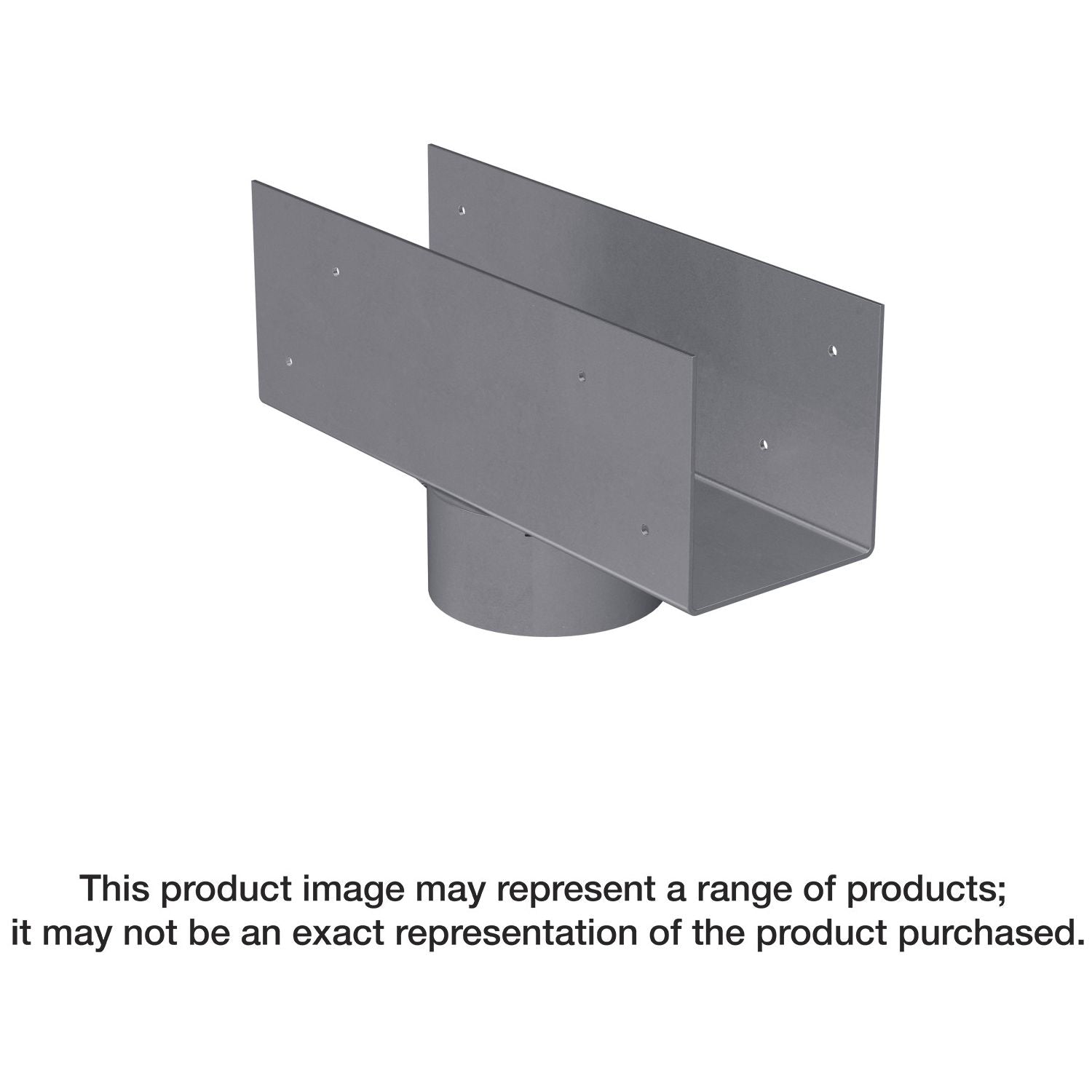 Simpson Strong-Tie LCC4.5-4 LCC 4-5/8-in. Column Cap for 4-in. Outside Diameter Lally Column