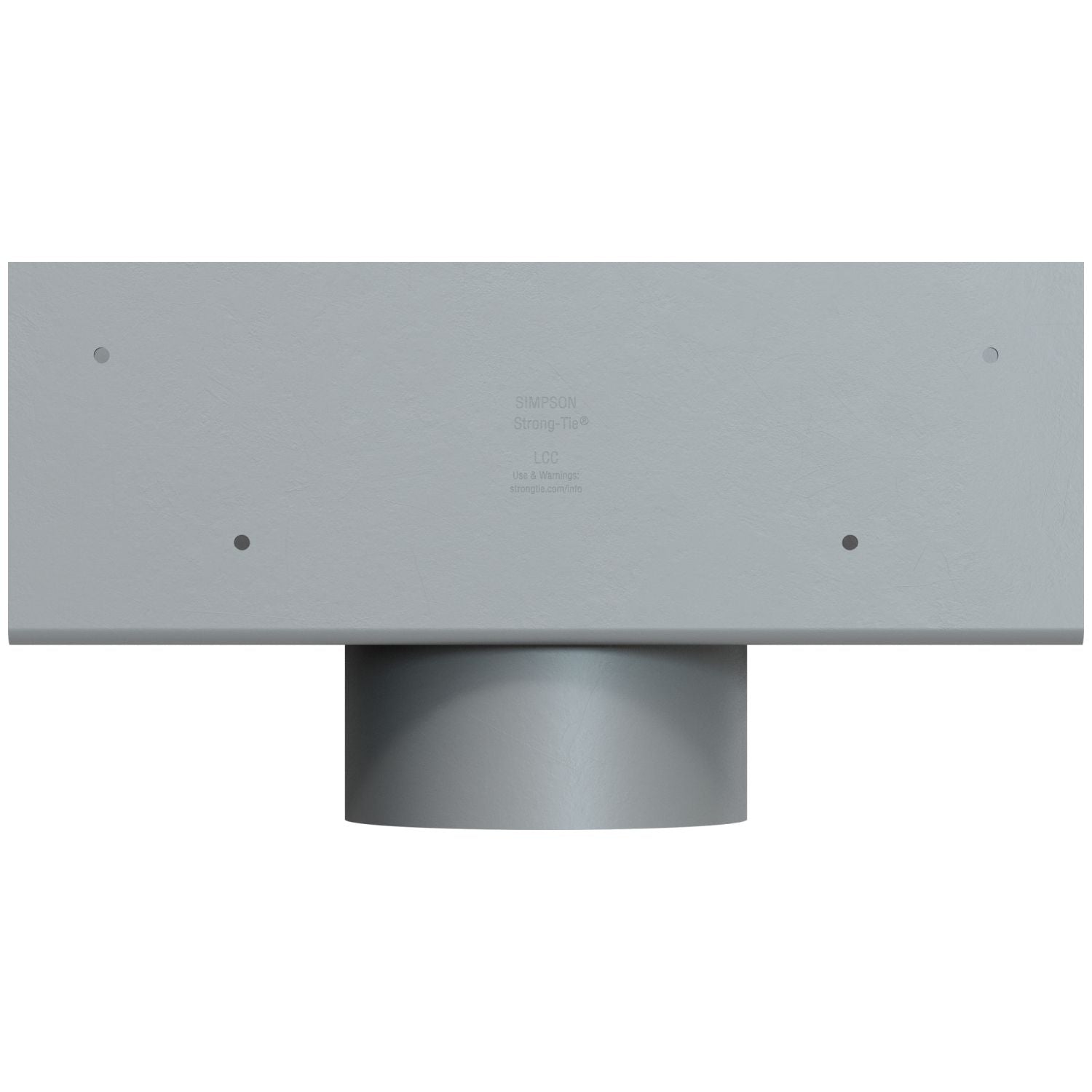 Simpson Strong-Tie LCC5.25-4 LCC 5-3/8-in. Column Cap for 4-in. Outside Diameter Lally Column