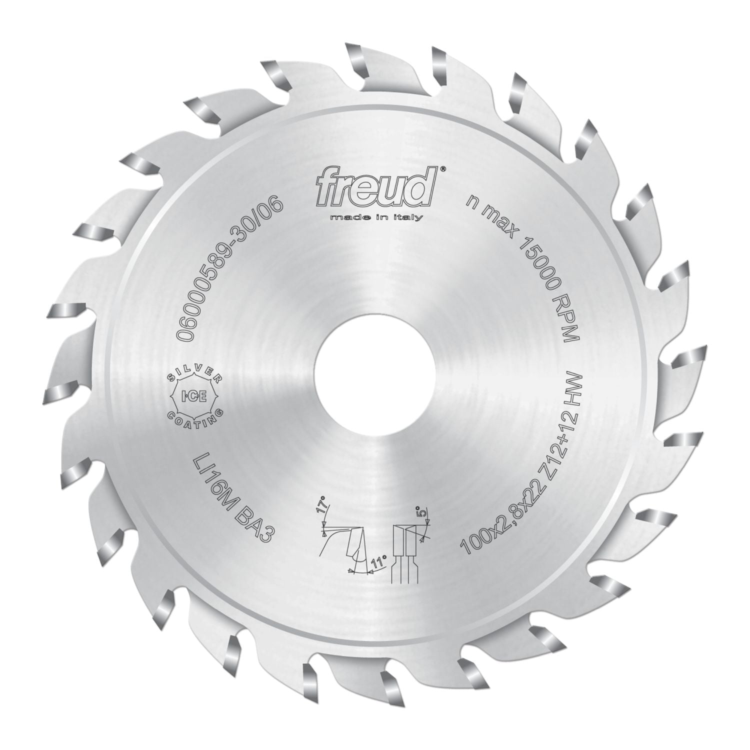 Freud LI16MAB3 120mm Split Scoring Saw Blade
