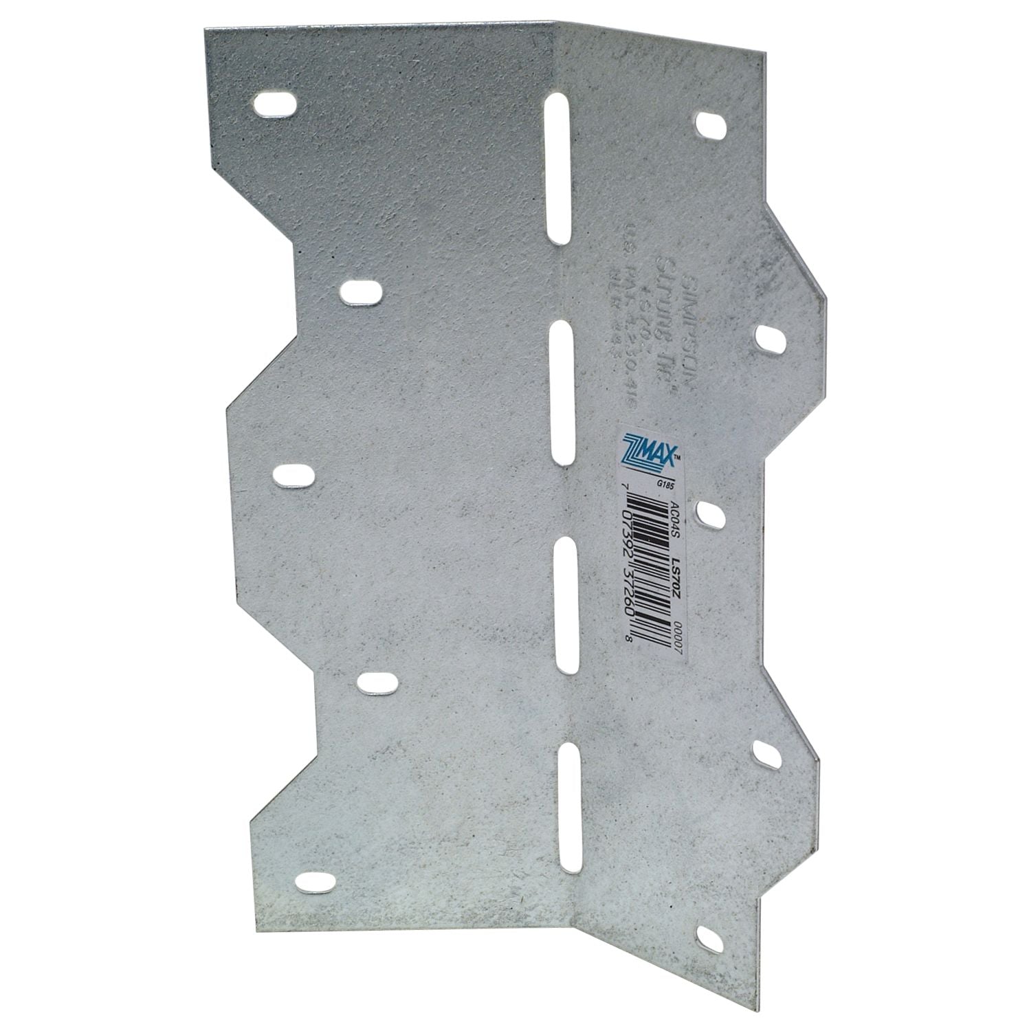 Simpson Strong-Tie 6-3/8-in. 18-Gauge ZMAX Galvanized Adjustable L Angle (LS70Z)