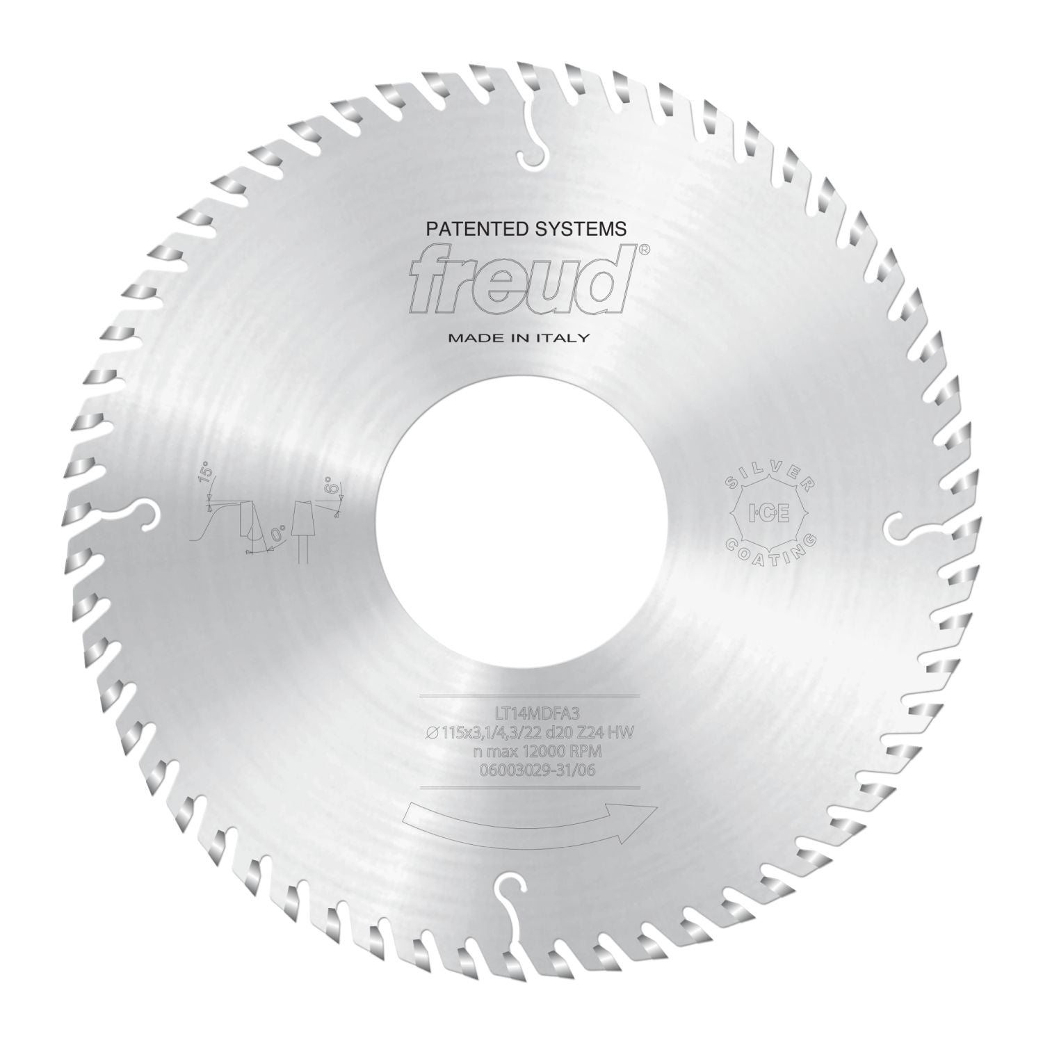 Freud LT14MDFA3 255mm Hogging Saw Blade (Customized)