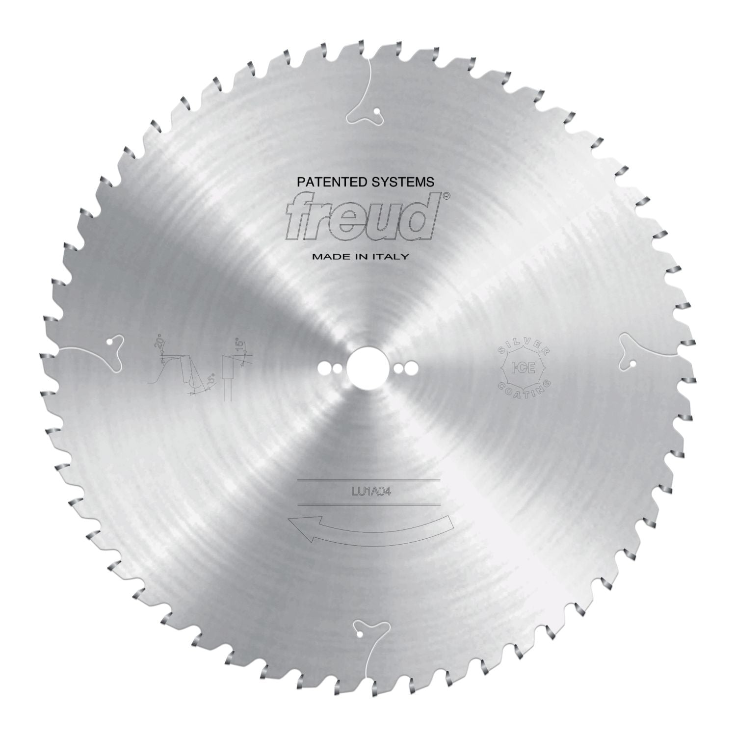 Freud LU1A04 450mm Carbide Tipped Saw Blade to Cut Solid Wood for radial & pendulum machines