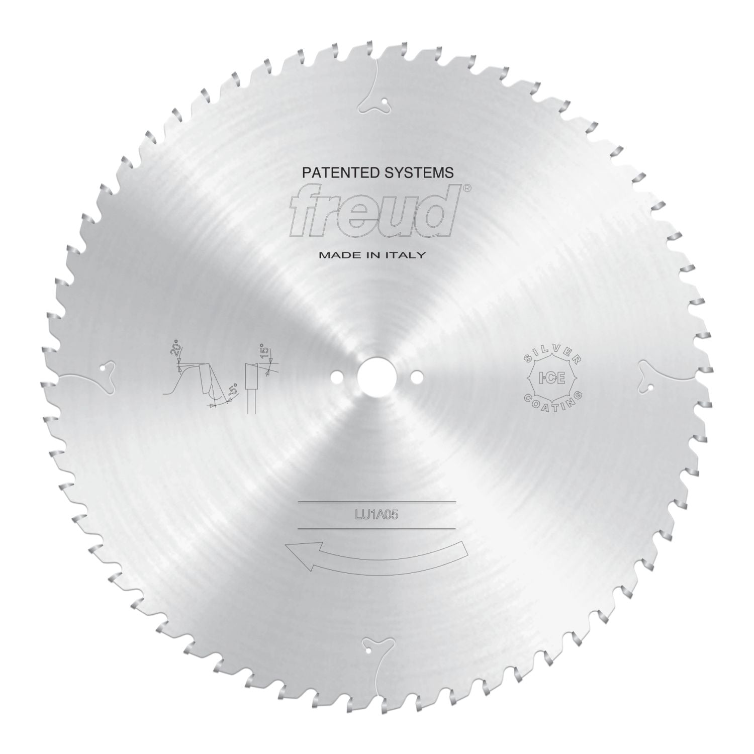 Freud LU1A05 500mm Carbide Tipped Saw Blade to Cut Solid Wood for radial & pendulum machines