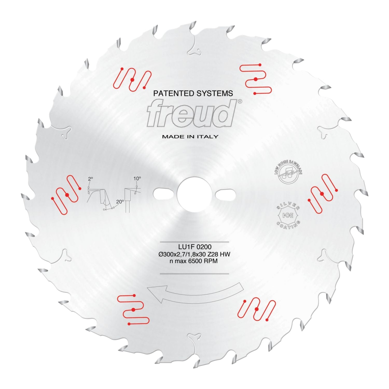 Freud LU1F02 300mm Thin Kerf Carbide Tipped Saw Blade to Cut Solid Wood
