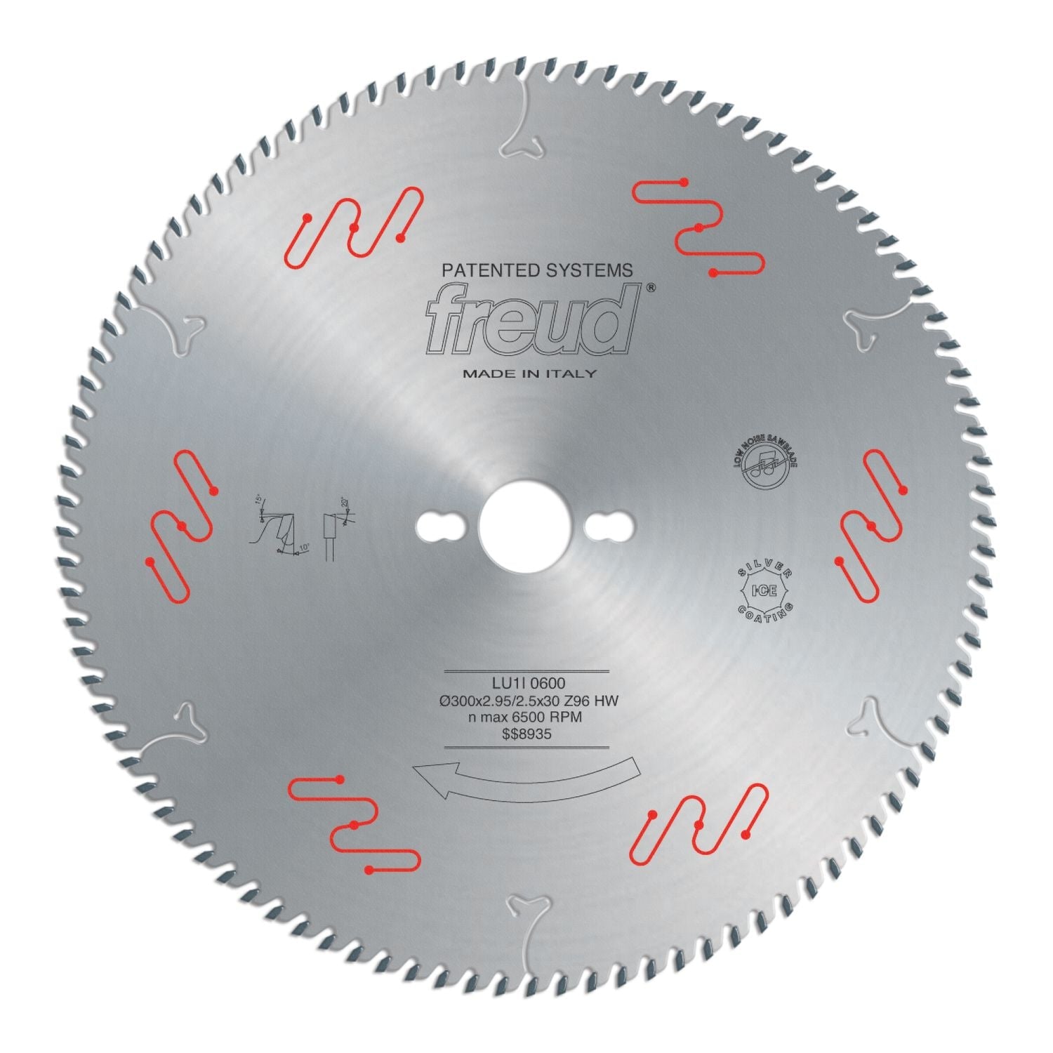 Freud LU1I06 300mm Carbide Tipped Saw Blade for Crosscutting