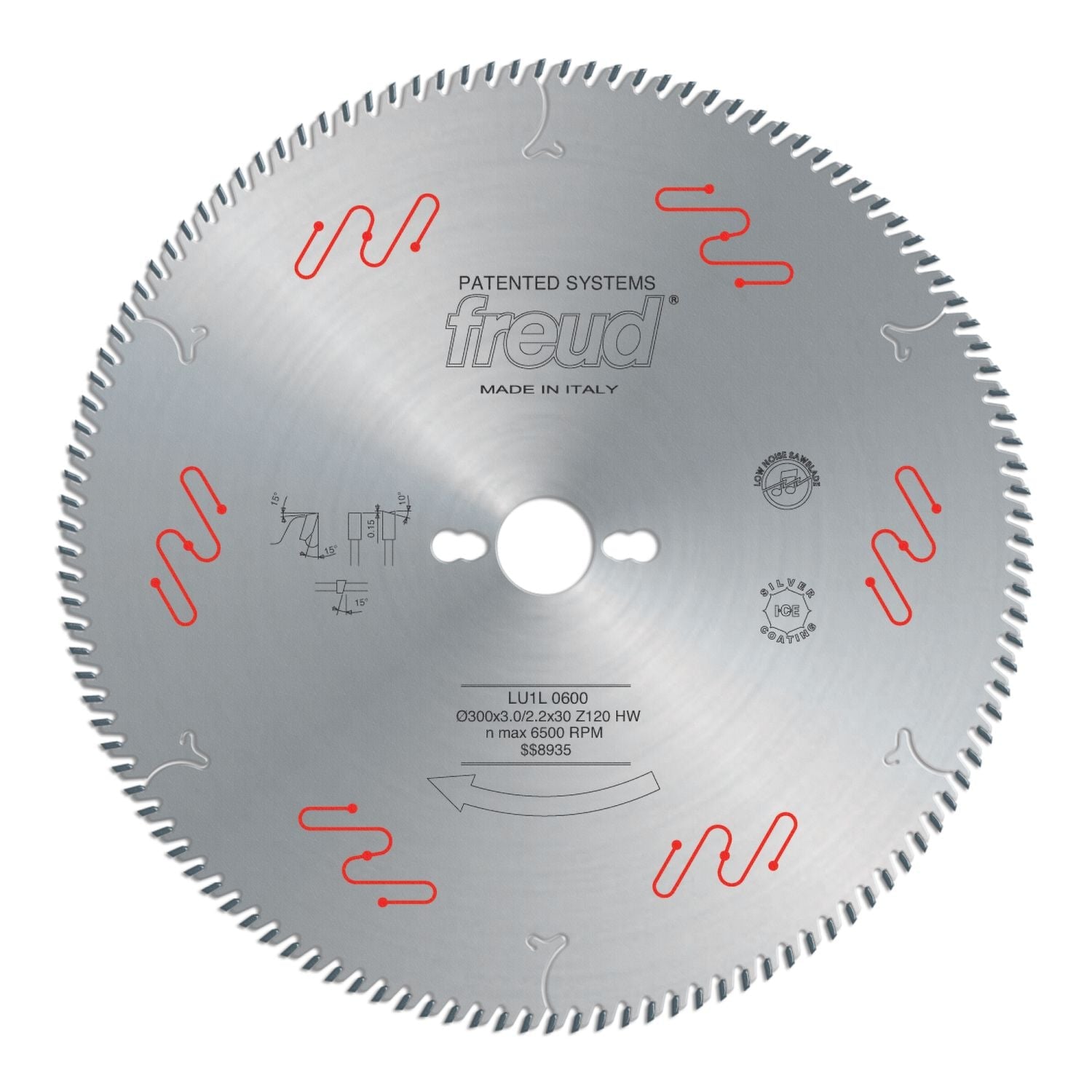 Freud LU1L06 300mm Carbide Tipped Saw Blade for Crosscutting