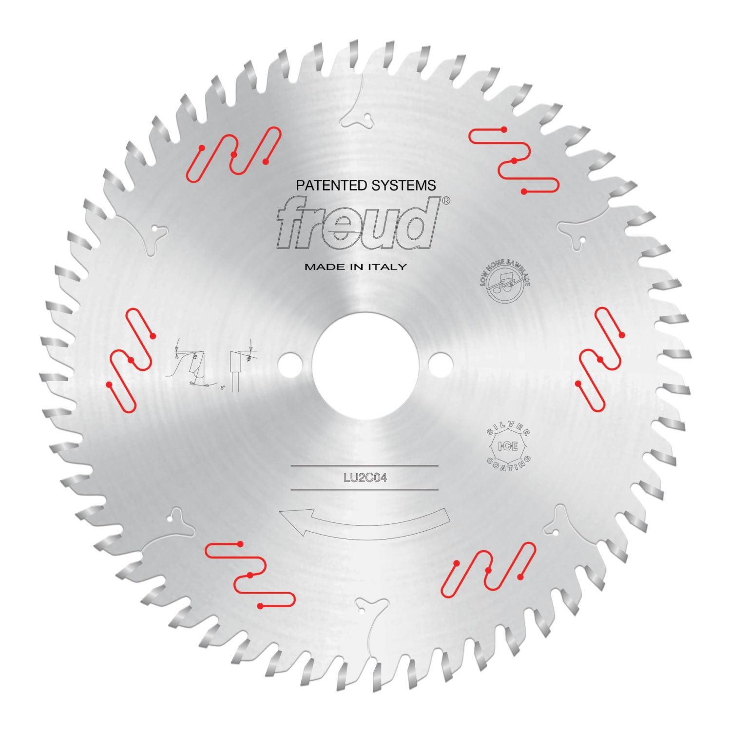 Freud LU2C04 180mm Carbide Tipped Saw Blade for Crosscutting