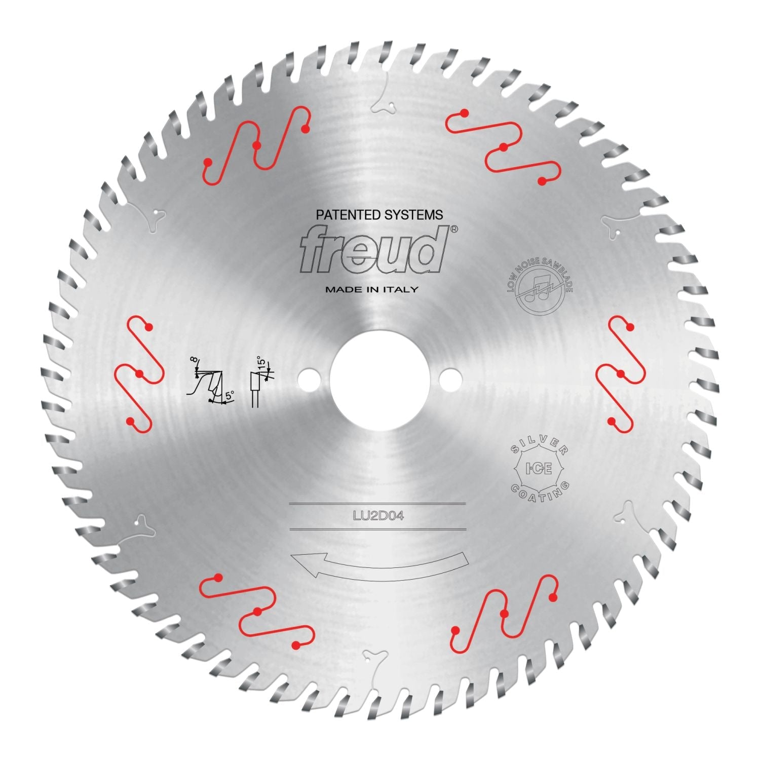 Freud LU2D04 200mm Thin Kerf Carbide Tipped Saw Blade for Crosscutting