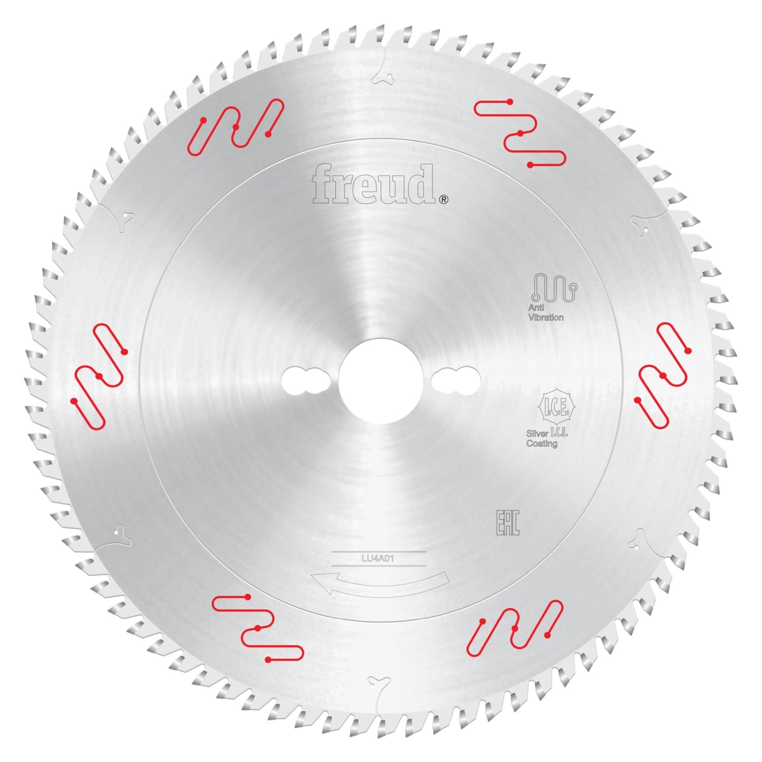 Freud LU4A01 250mm Carbide Tipped Saw Blade for Plastic Material & Plexiglass