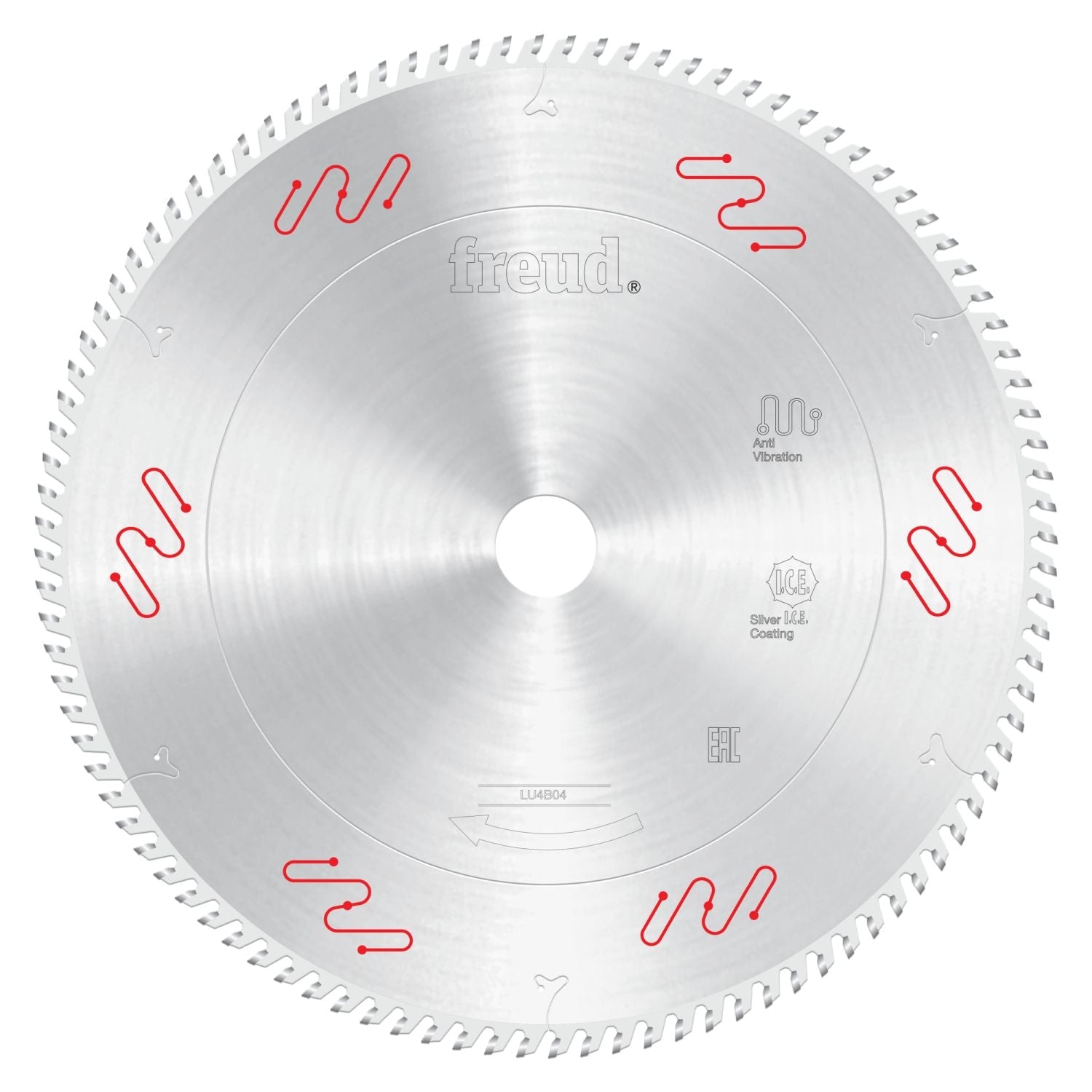 Freud LU4B04 255mm Ultra-Thin Kerf Plastics & Plexiglass Blade for Fine Finish