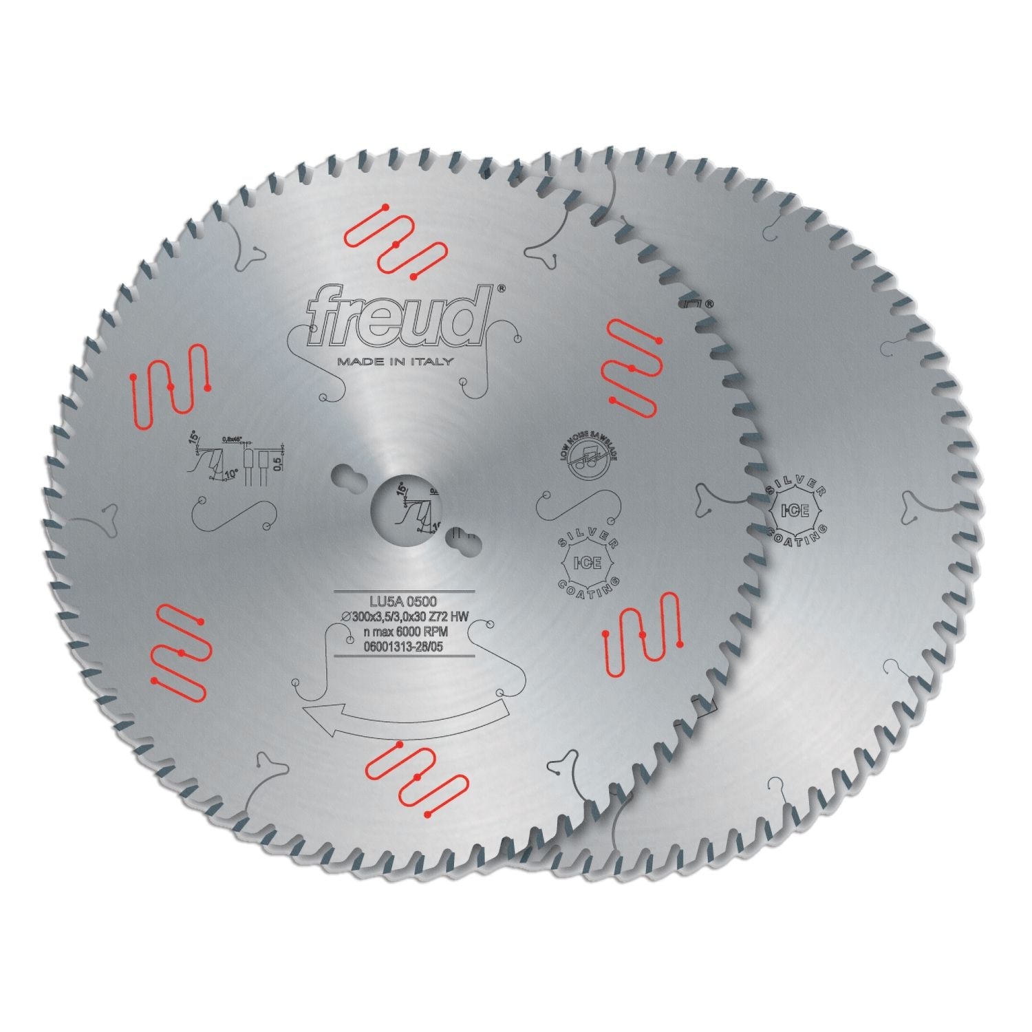 Freud LU5A05 300mm Medium to Thick Aluminum & Non-Ferrous Blade with Mechanical Clamping