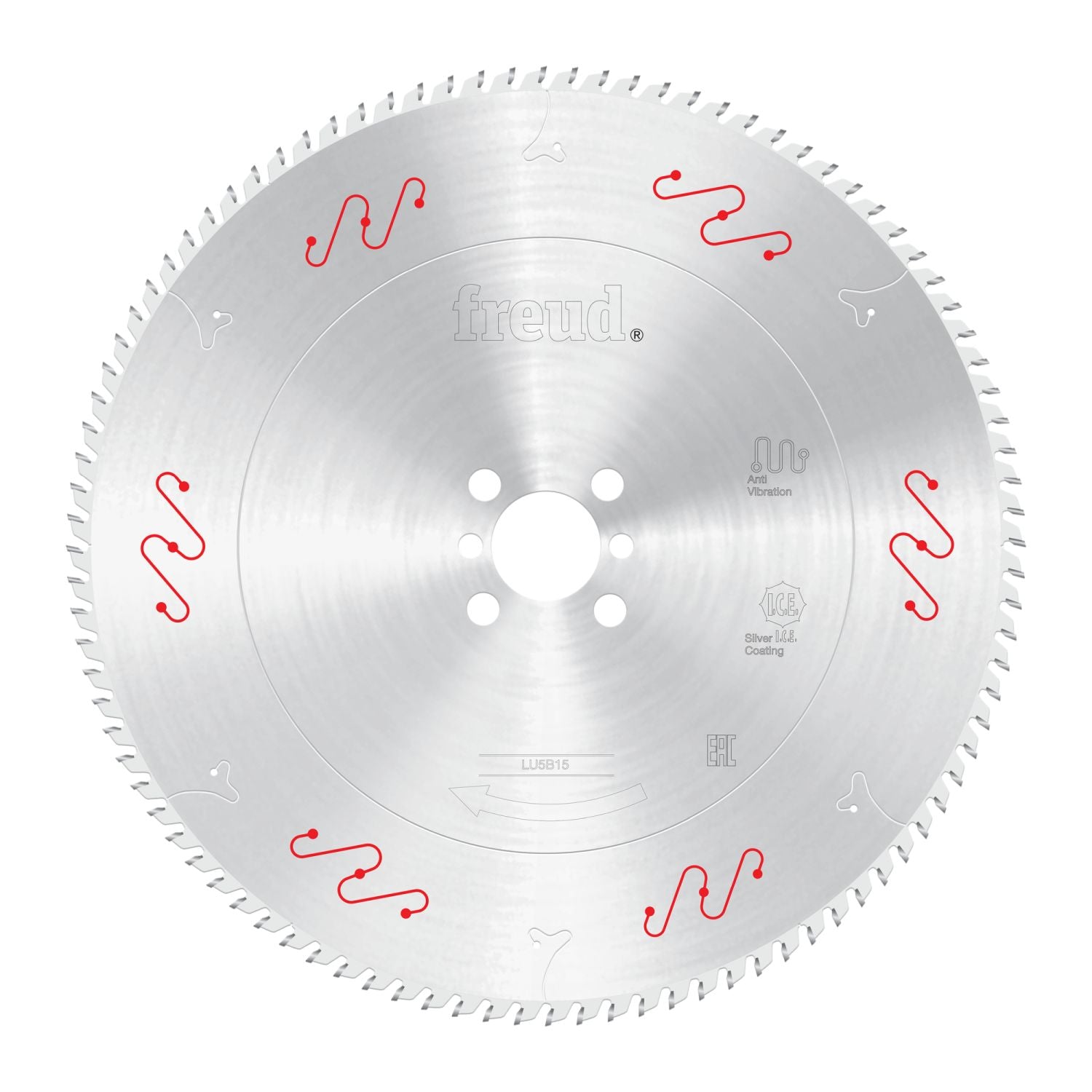 Freud LU5B15 350mm Thin to Medium Aluminum & Non Ferrous Blade with Mechanical Clamping