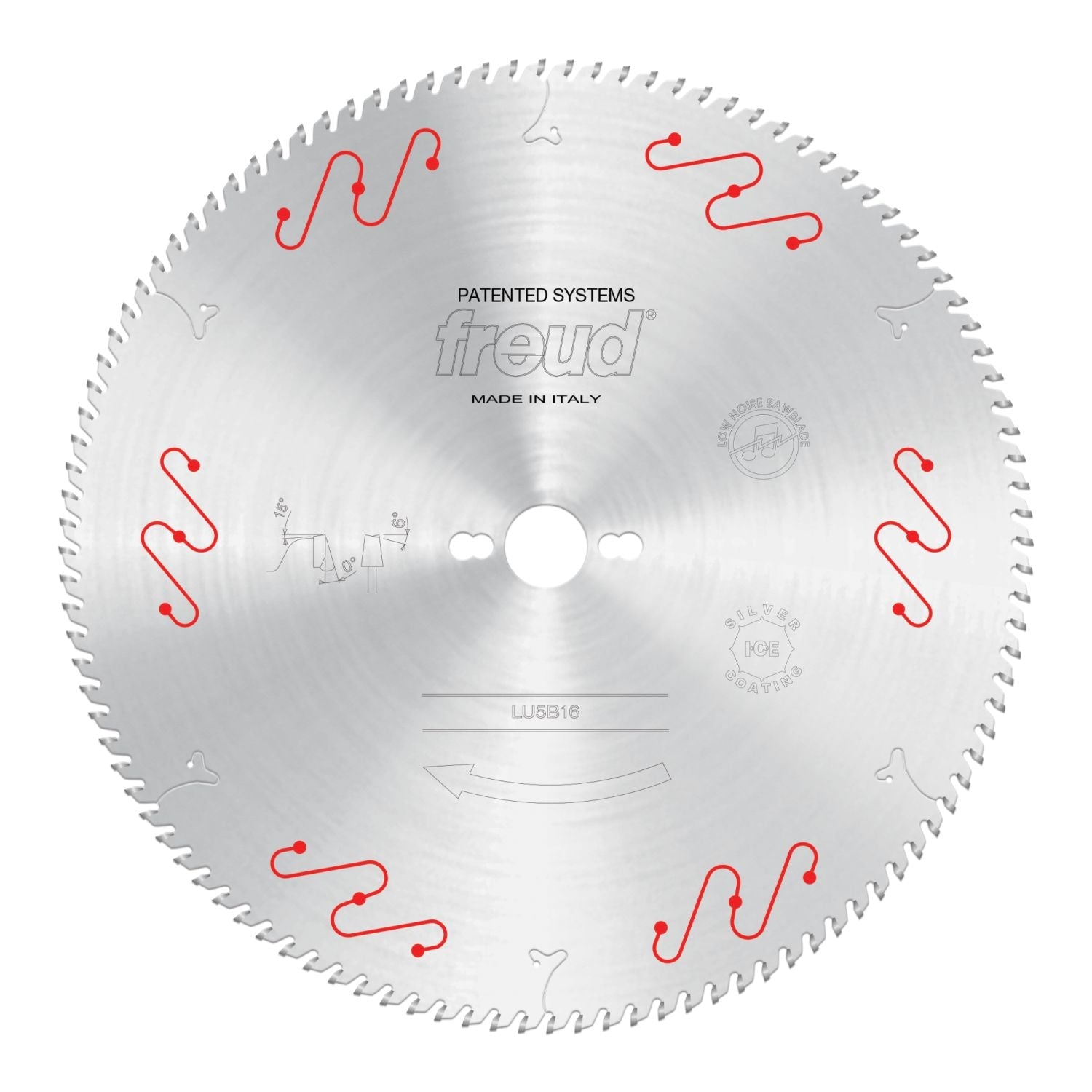 Freud LU5B16 350mm Thin to Medium Aluminum & Non Ferrous Blade with Mechanical Clamping