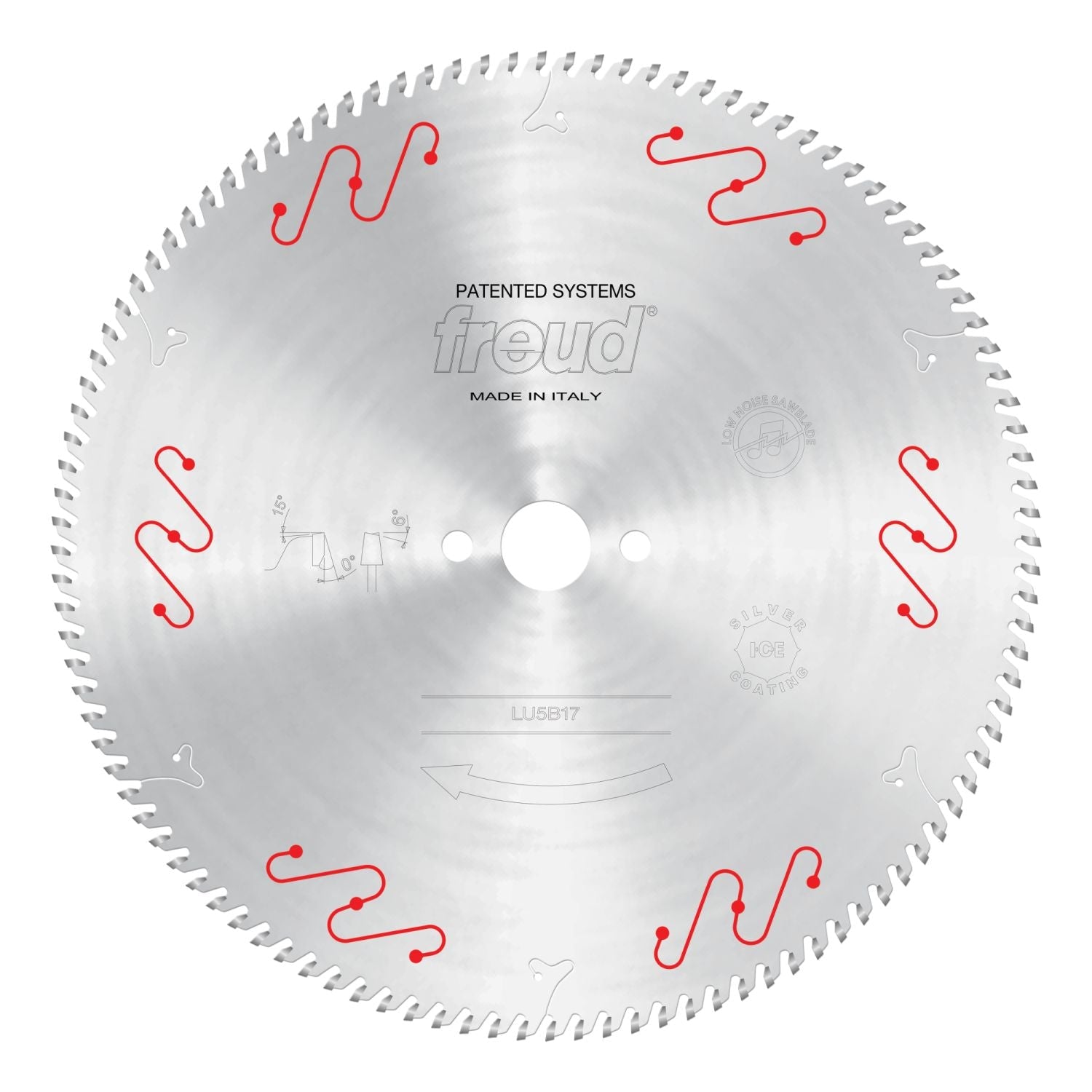 Freud LU5B17 350mm Thin to Medium Aluminum & Non Ferrous Blade with Mechanical Clamping