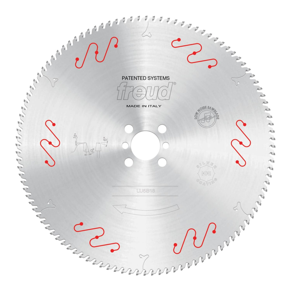 Freud LU5B18 350mm Thin to Medium Aluminum & Non Ferrous Blade with Mechanical Clamping