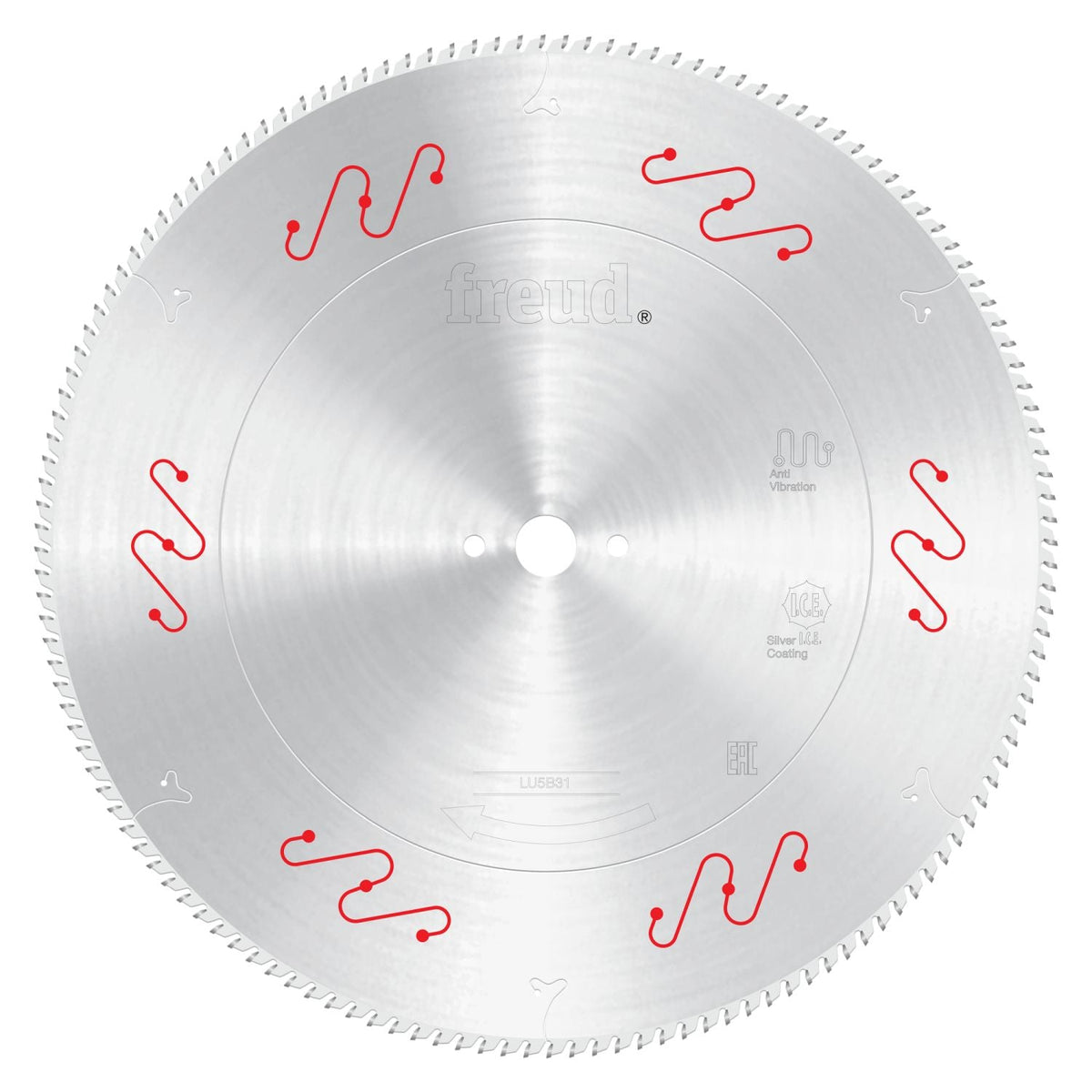 Freud LU5B3100 500mm Thin to Medium Aluminum & Non Ferrous Blade with Mechanical Clamping
