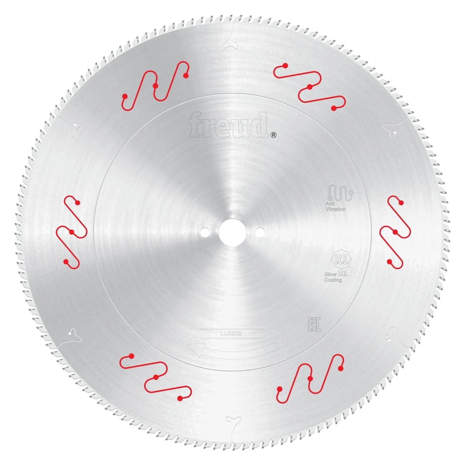 Freud LU5B32 500mm Thin to Medium Aluminum & Non Ferrous Blade with Mechanical Clamping