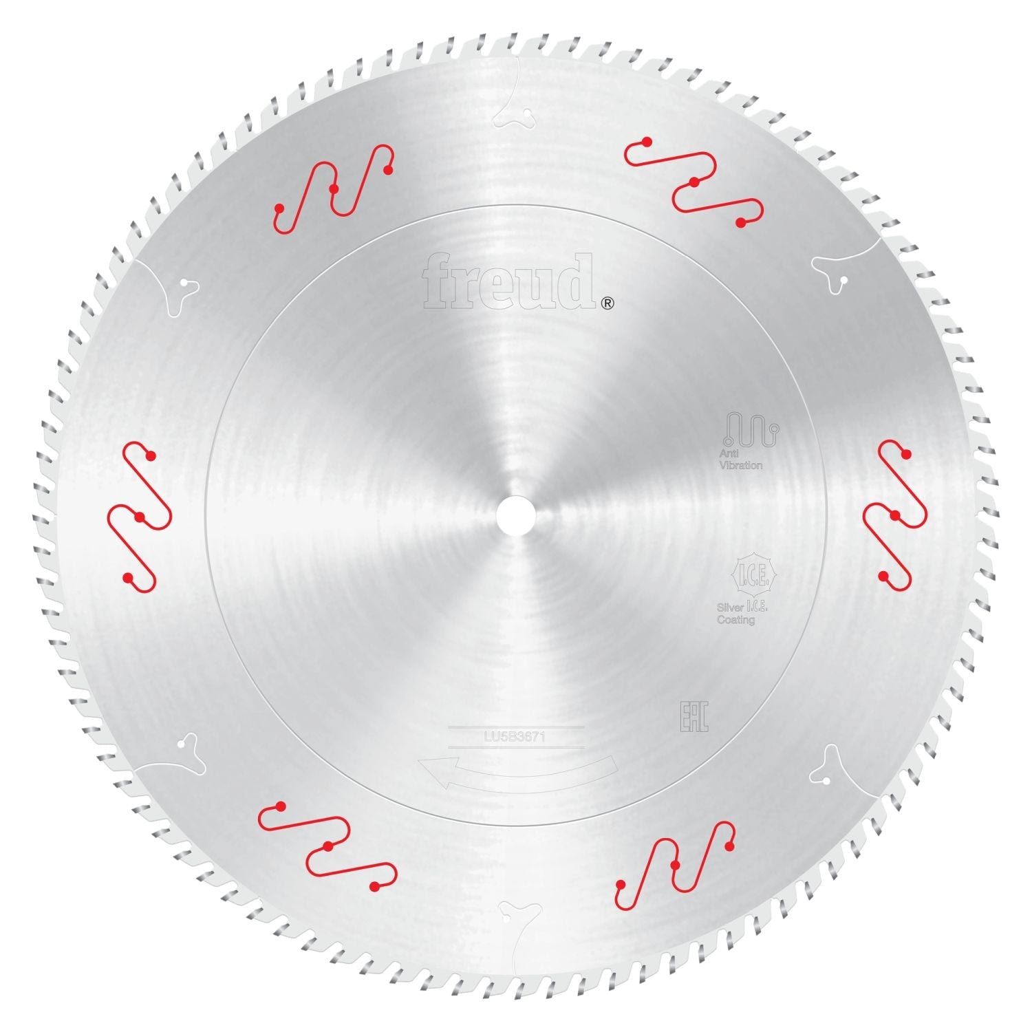 Freud LU5B3671 24 in. Thin to Medium Aluminum & Non Ferrous Blades with Mechanical Clamping