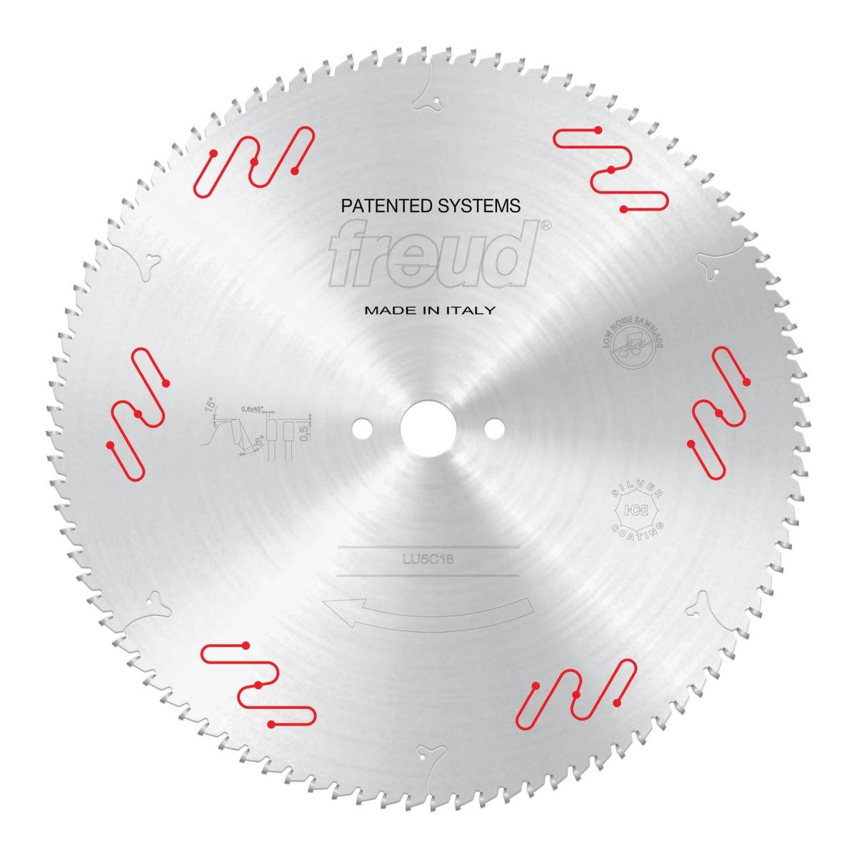 Freud LU5C18 400mm Medium to Thick Aluminum & Non-Ferrous Blade with or without Mechanical Clamping