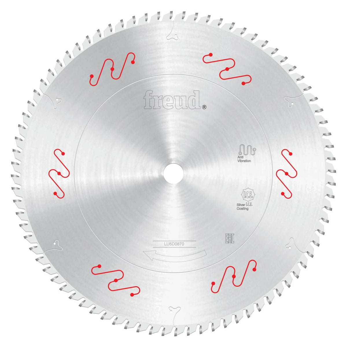 Freud LU5D0870 10 in. Medium Aluminum & Non-Ferrous Blades with or without Mechanical Clamping
