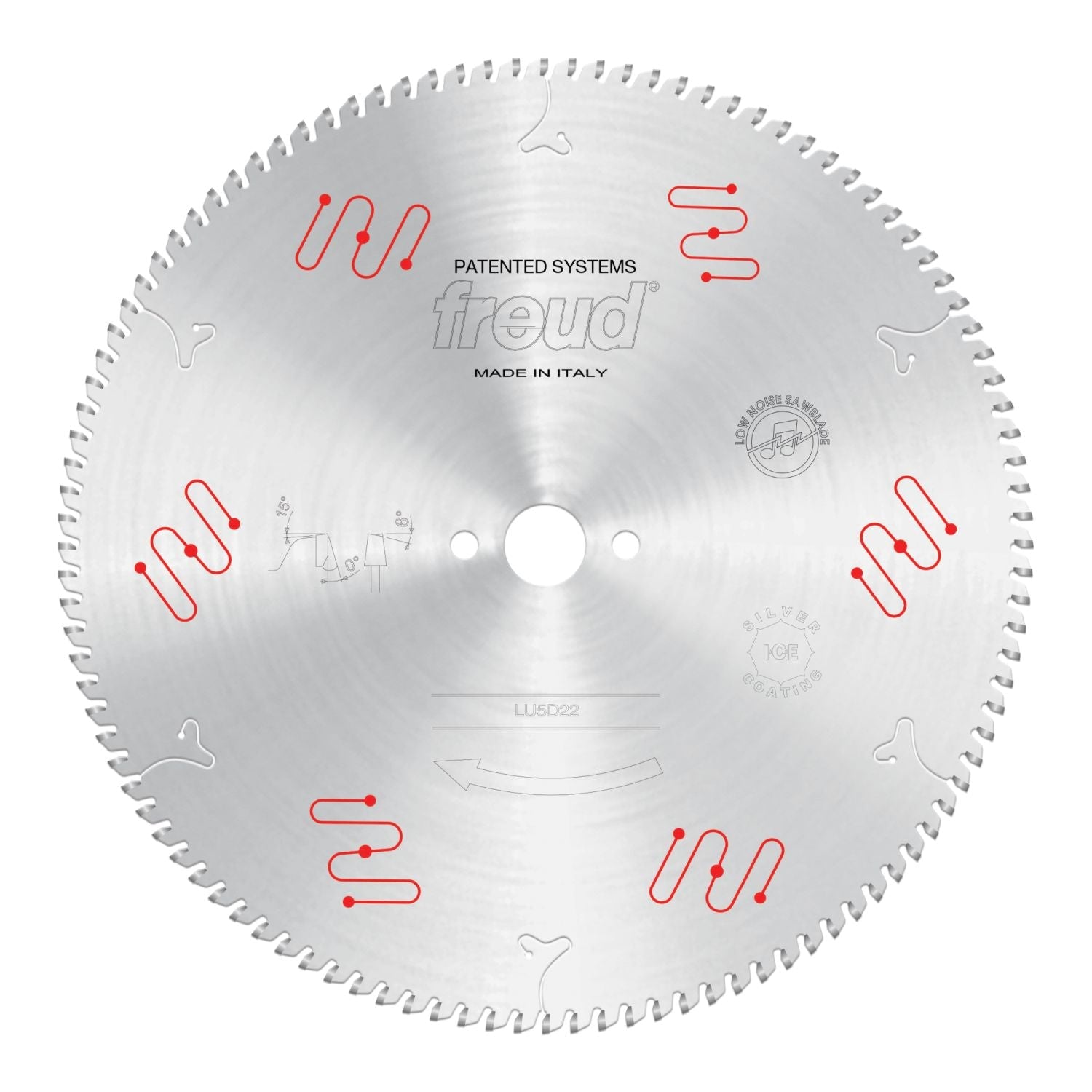 Freud LU5D22 380mm Medium Aluminum & Non-Ferrous Blade with or without Mechanical Clamping