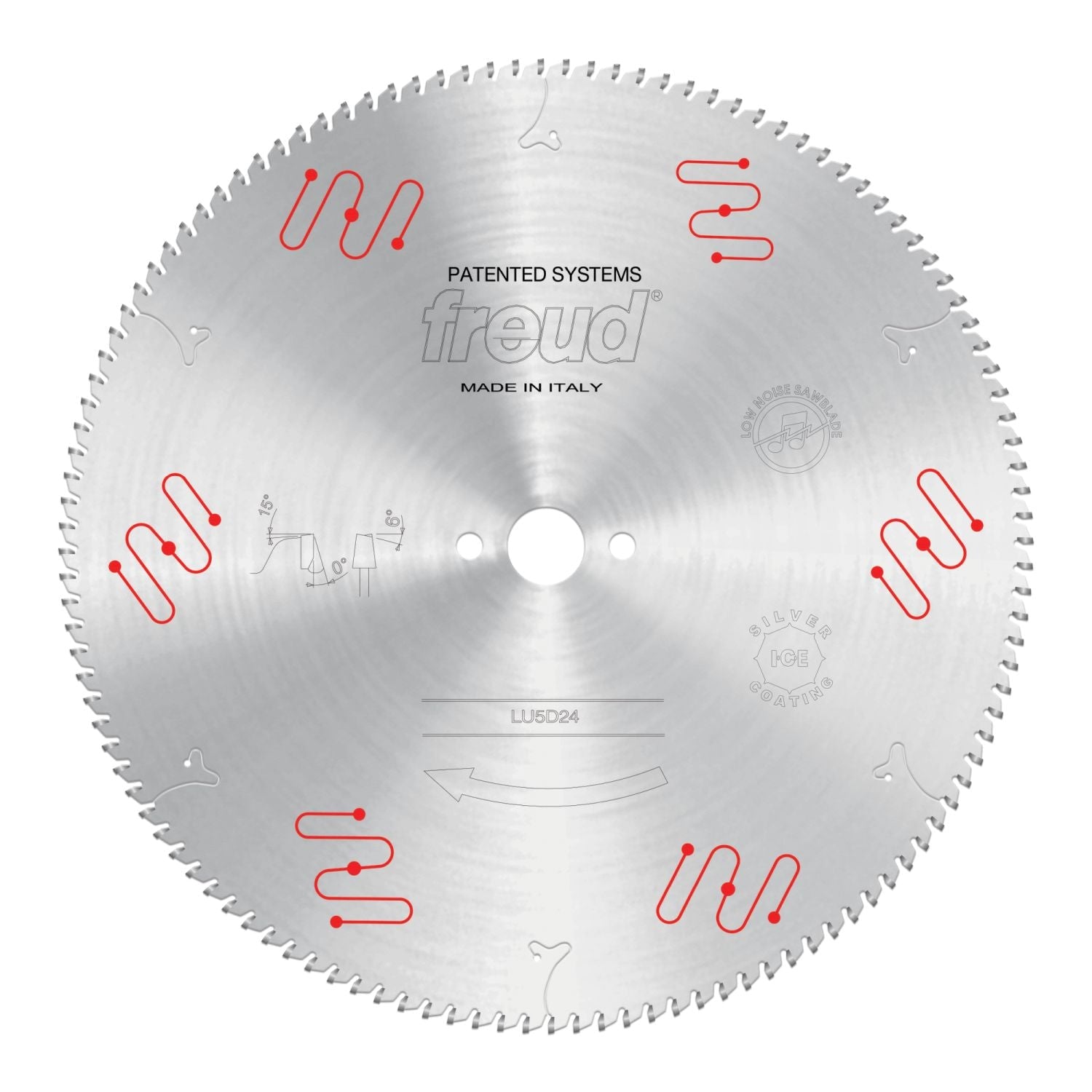 Freud LU5D24 400mm Medium Aluminum & Non-Ferrous Blade with or without Mechanical Clamping