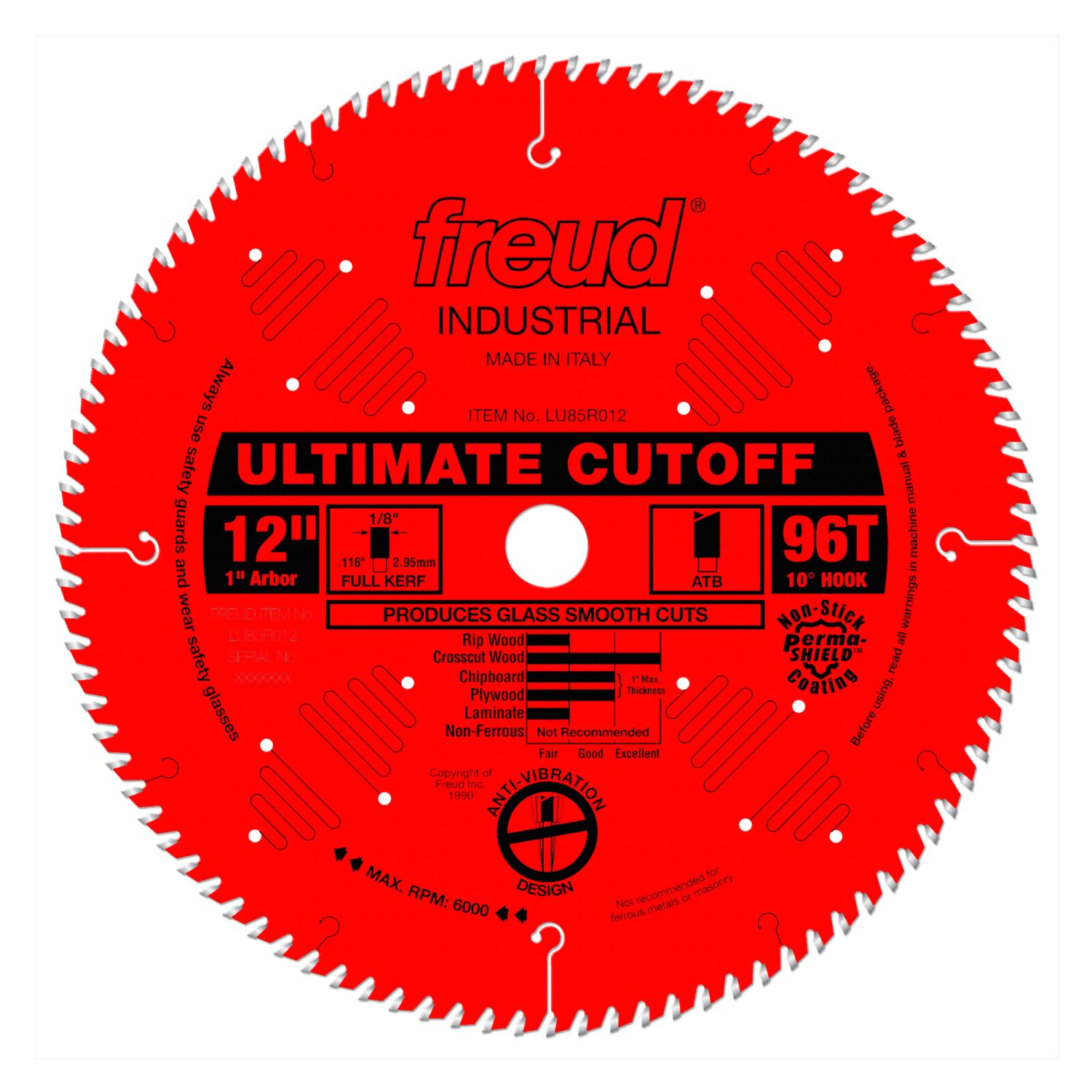 Freud LU85R012 12 in. Ultimate Cut-Off Blade
