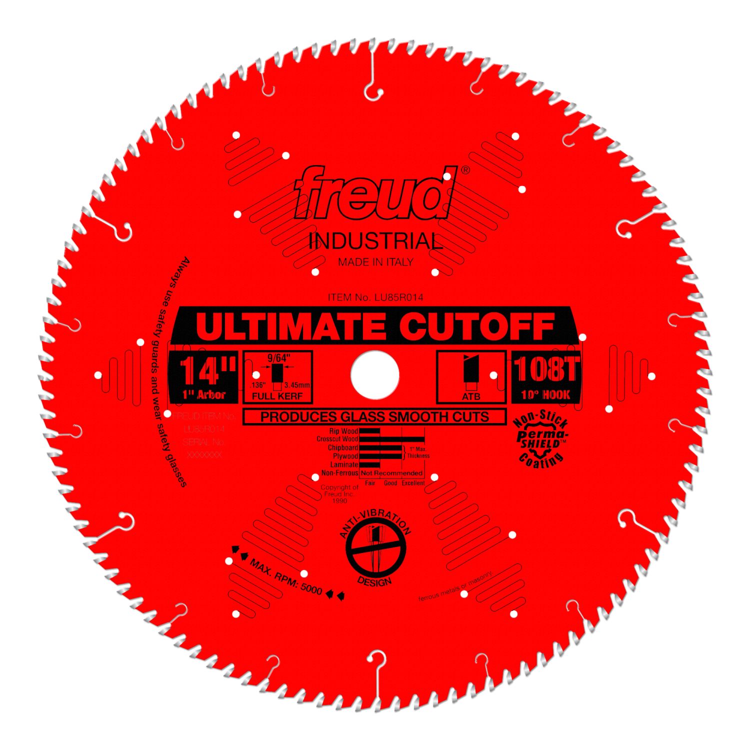 Freud LU85R014 14 in. Ultimate Cut-Off Blade