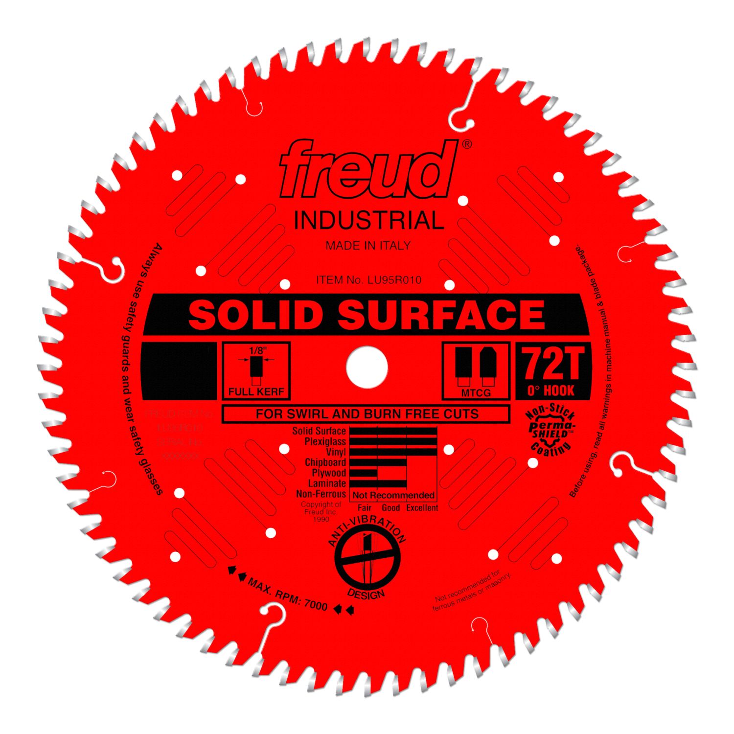 Freud LU95R014 14 in. Solid Surface Blade