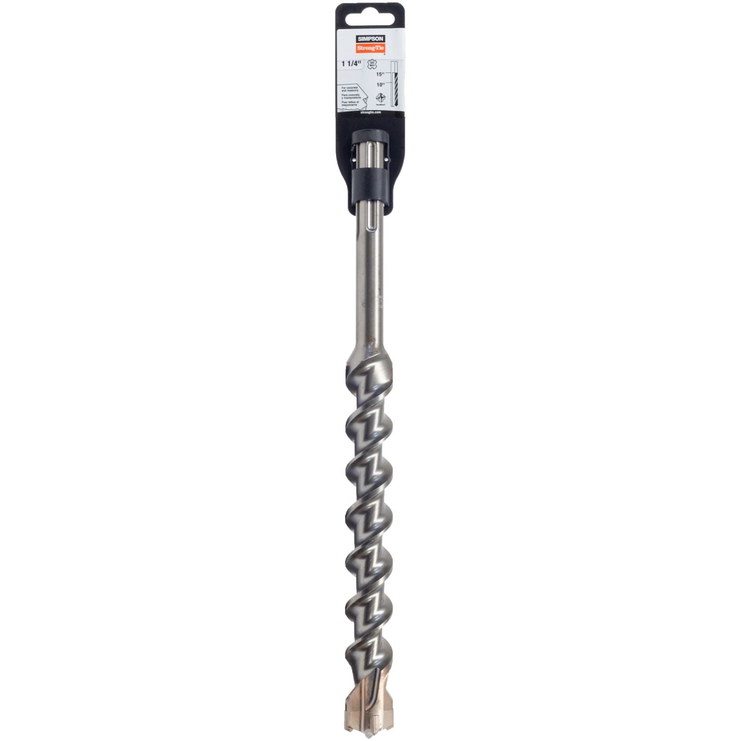 Simpson Strong-Tie MDMX12515Q 1-1/4-in. x 15-in. SDS-max Shank Quad-Head Drill Bit