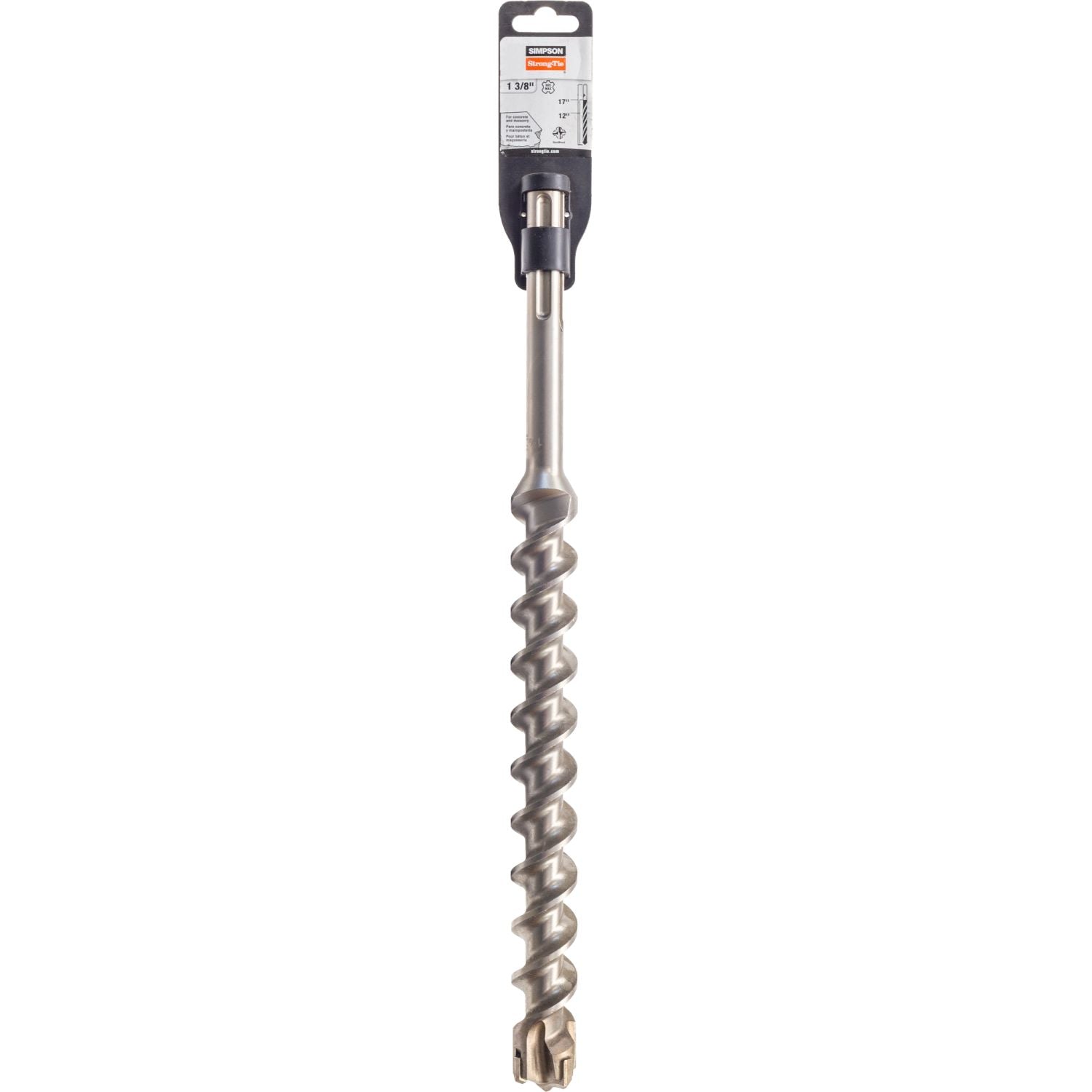Simpson Strong-Tie MDMX13717Q 1-3/8-in. x 17-in. SDS-max Shank Quad-Head Drill Bit