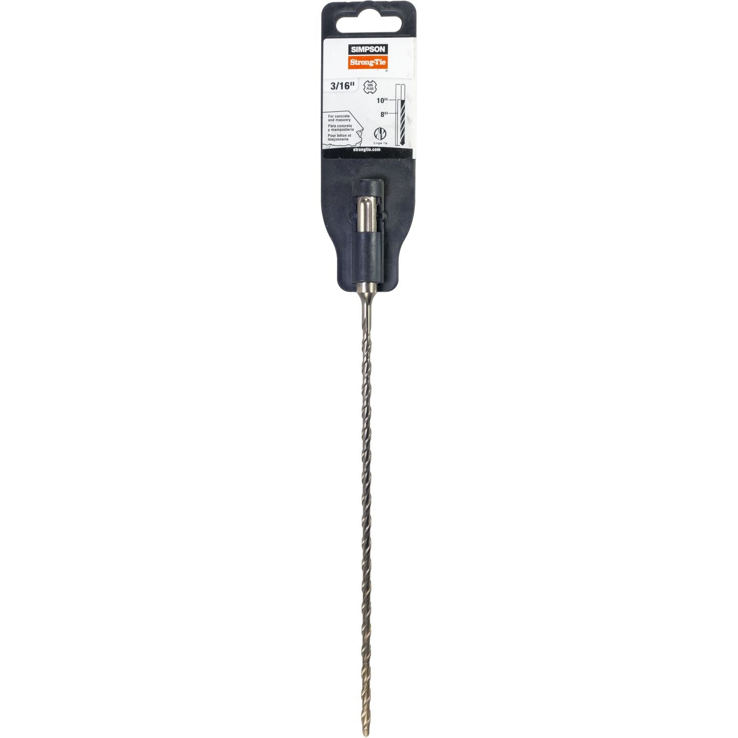 Simpson Strong-Tie MDPL01810 3/16-in. x 10-in. SDS-plus Shank Drill Bit