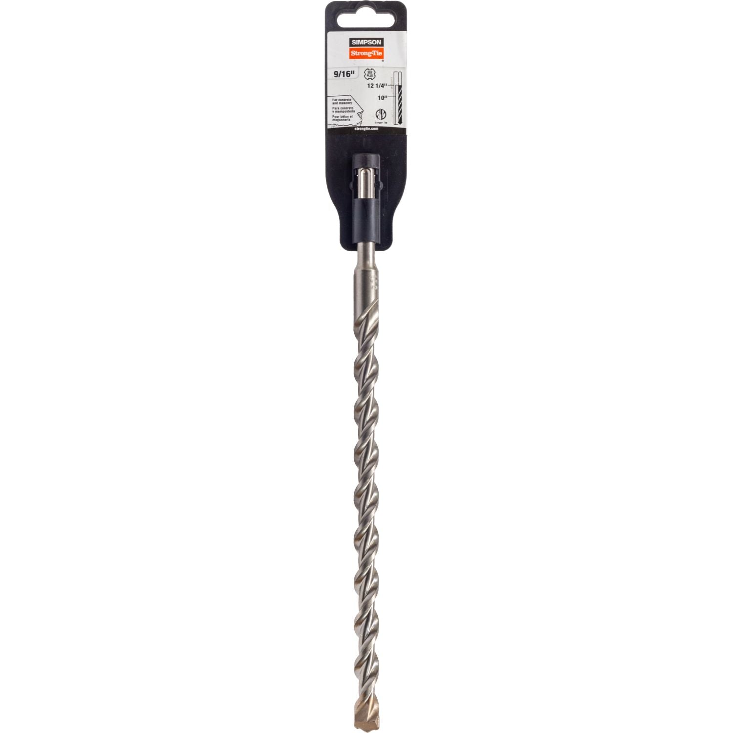 Simpson Strong-Tie MDPL05612 9/16-in. x 12-1/4-in. SDS-plus Shank Drill Bit