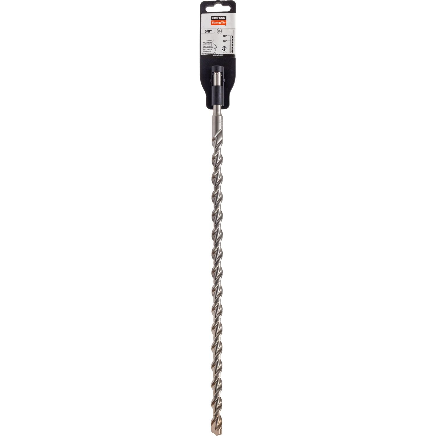 Simpson Strong-Tie MDPL06218 5/8-in. x 18-in. SDS-plus Shank Drill Bit