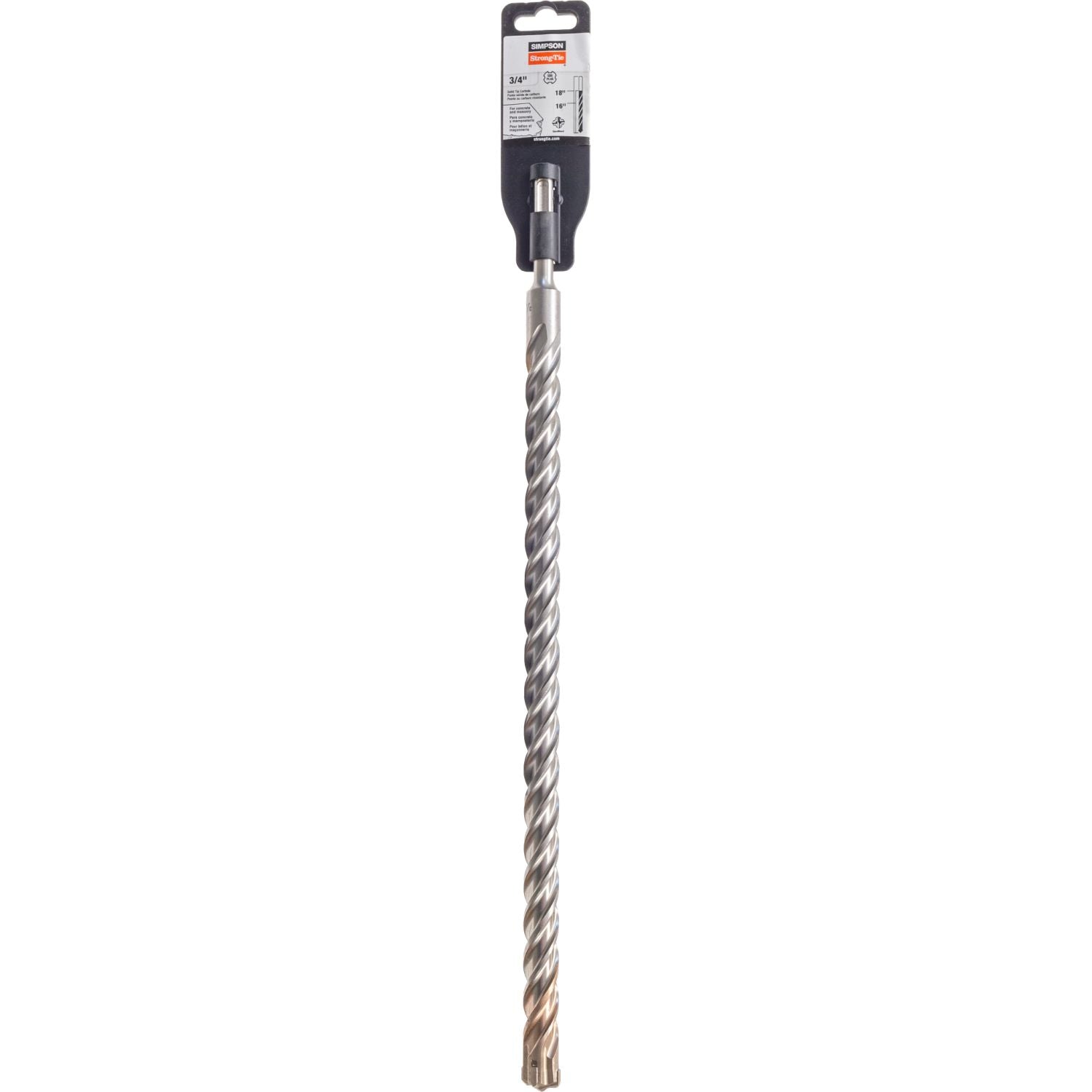 Simpson Strong-Tie MDPL07518Q 3/4-in. x 18-in. SDS-plus Quad-Head Shank Drill Bit