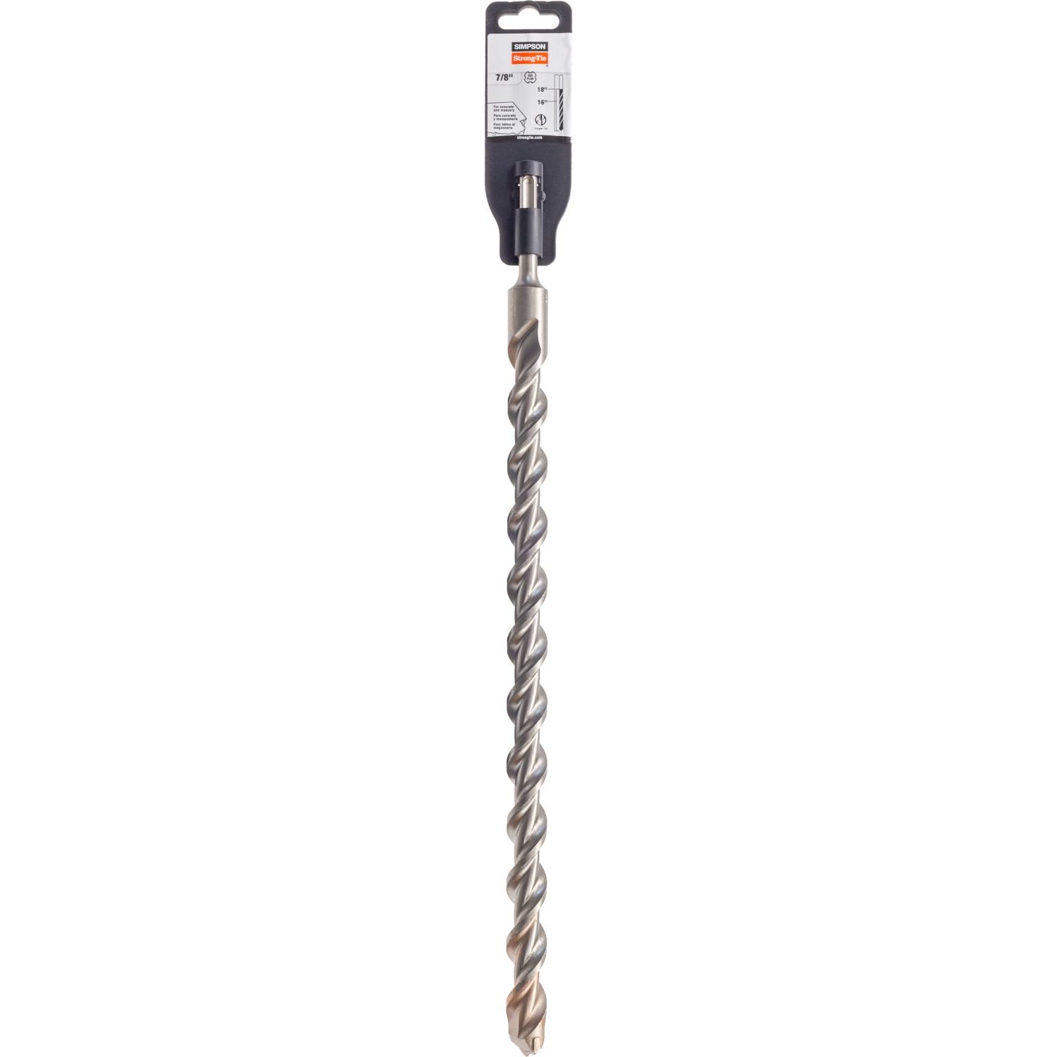 Simpson Strong-Tie MDPL08718 7/8-in. x 18-in. SDS-plus Shank Drill Bit
