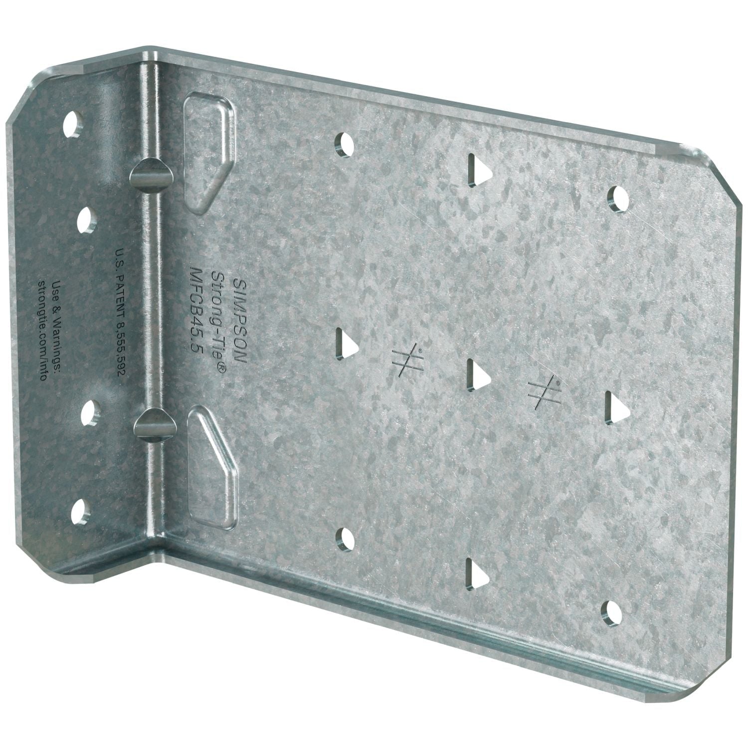 Simpson Strong-Tie MFCB45.5-R25 MFCB 5-1/2-in. Bypass Framing Fixed-Clip Connector, 25-Pack