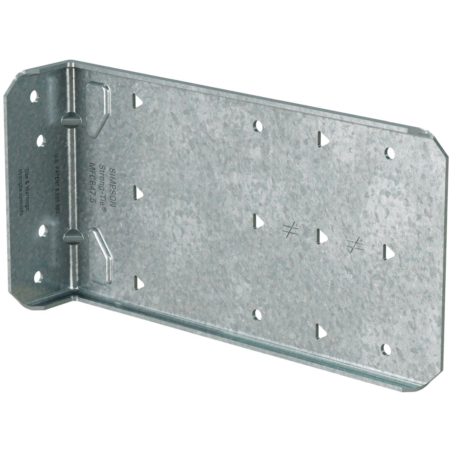 Simpson Strong-Tie MFCB47.5-R25 MFCB 7-1/2-in. Bypass Framing Fixed-Clip Connector, 25-Pack